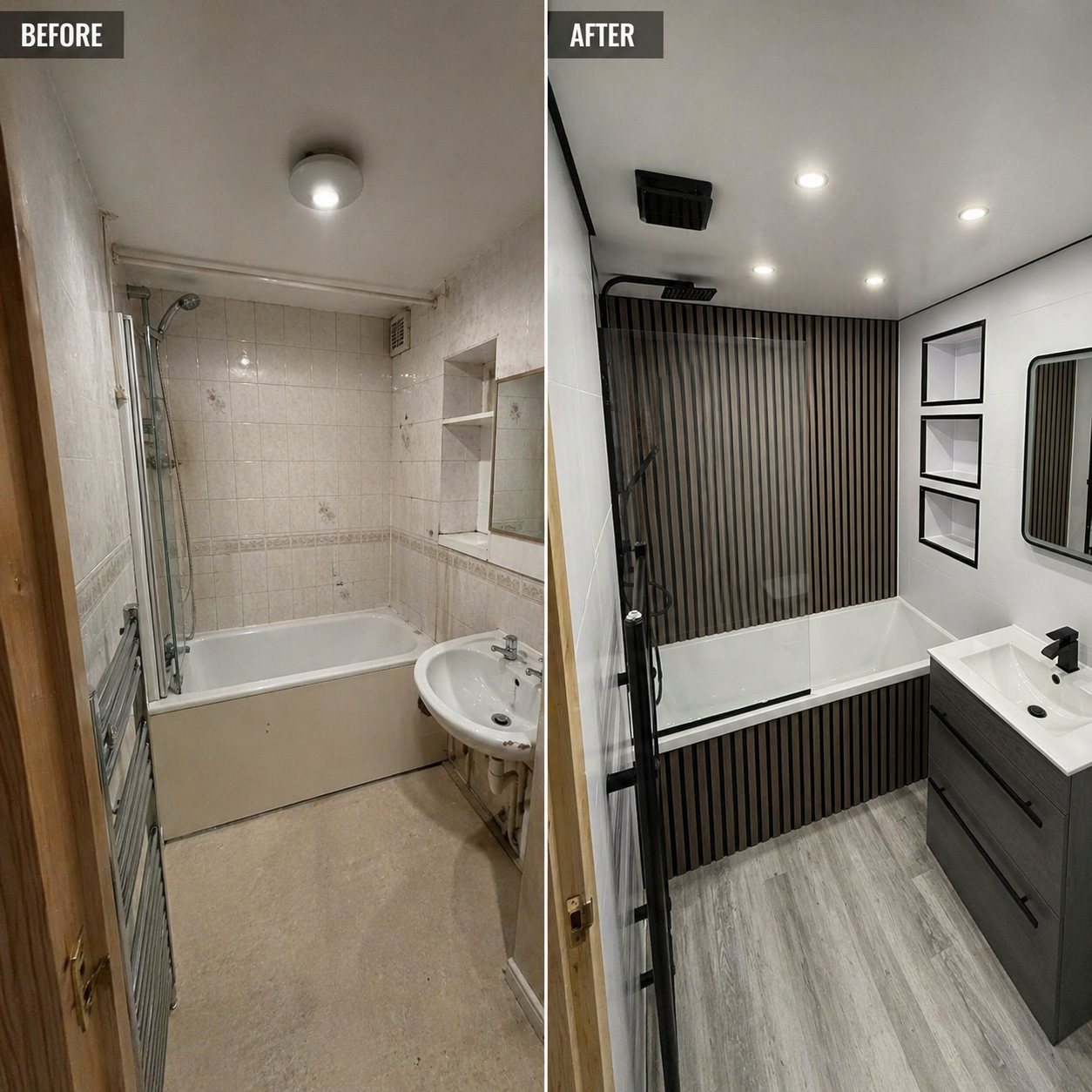 Before & After Bathroom Renovations