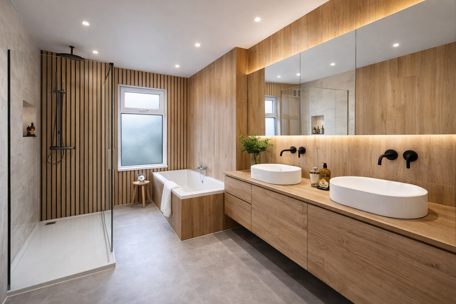 Wood Natural Style Bathrooms Manchester