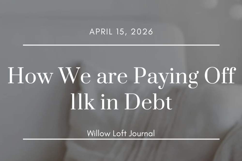 How We are Paying off 11k in Debt 