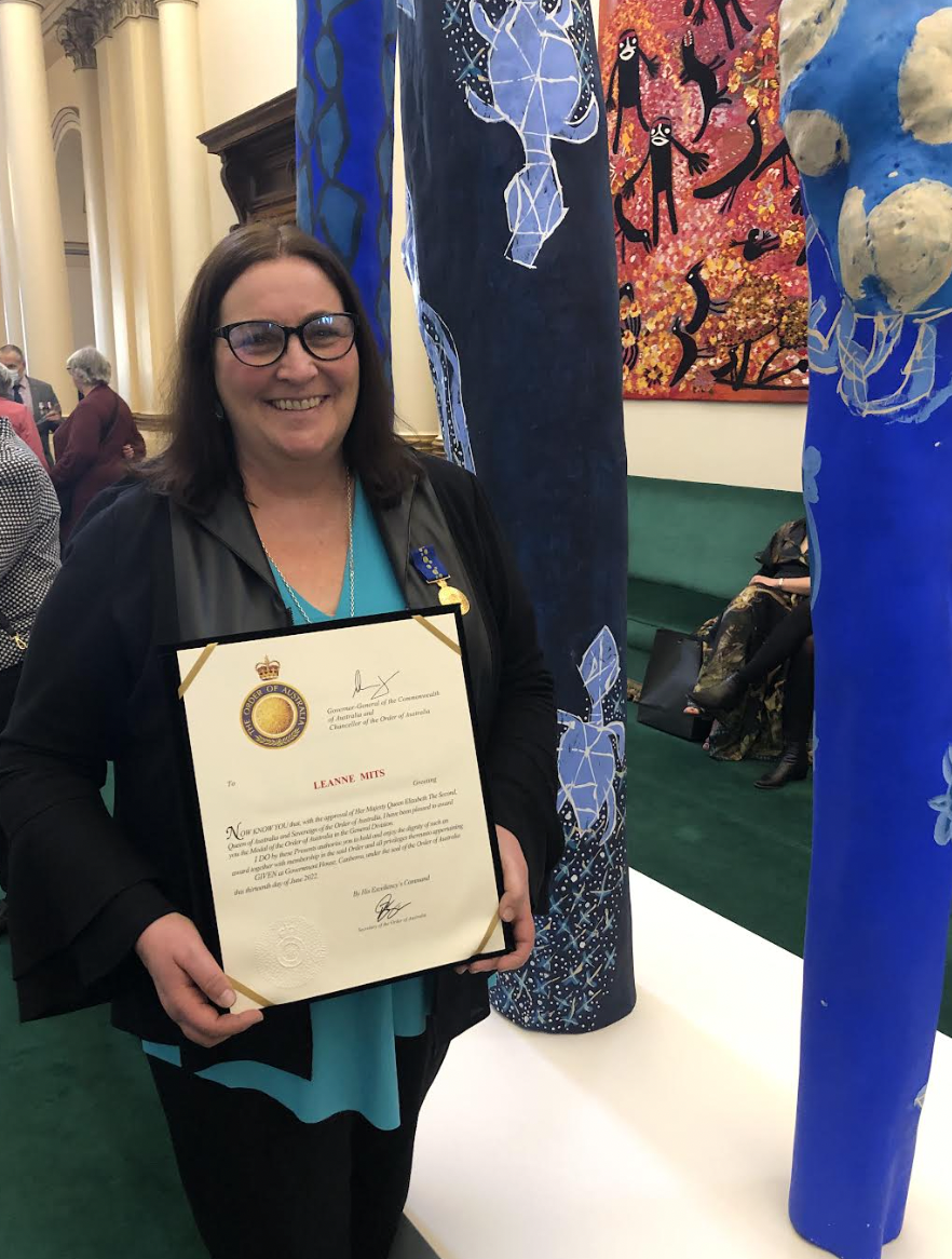 Leanne Mits - Medal of the Order of Australia
