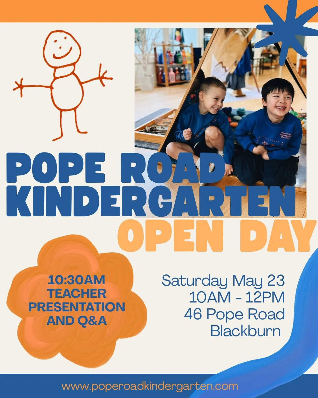 You&rsquo;re invited to our Open Day on May 23. 

Spend time with our educators, wander through our learning spaces, and see how children&rsquo;s ideas, creativity, and voices are valued and made visible. Come and experience what makes our approach t