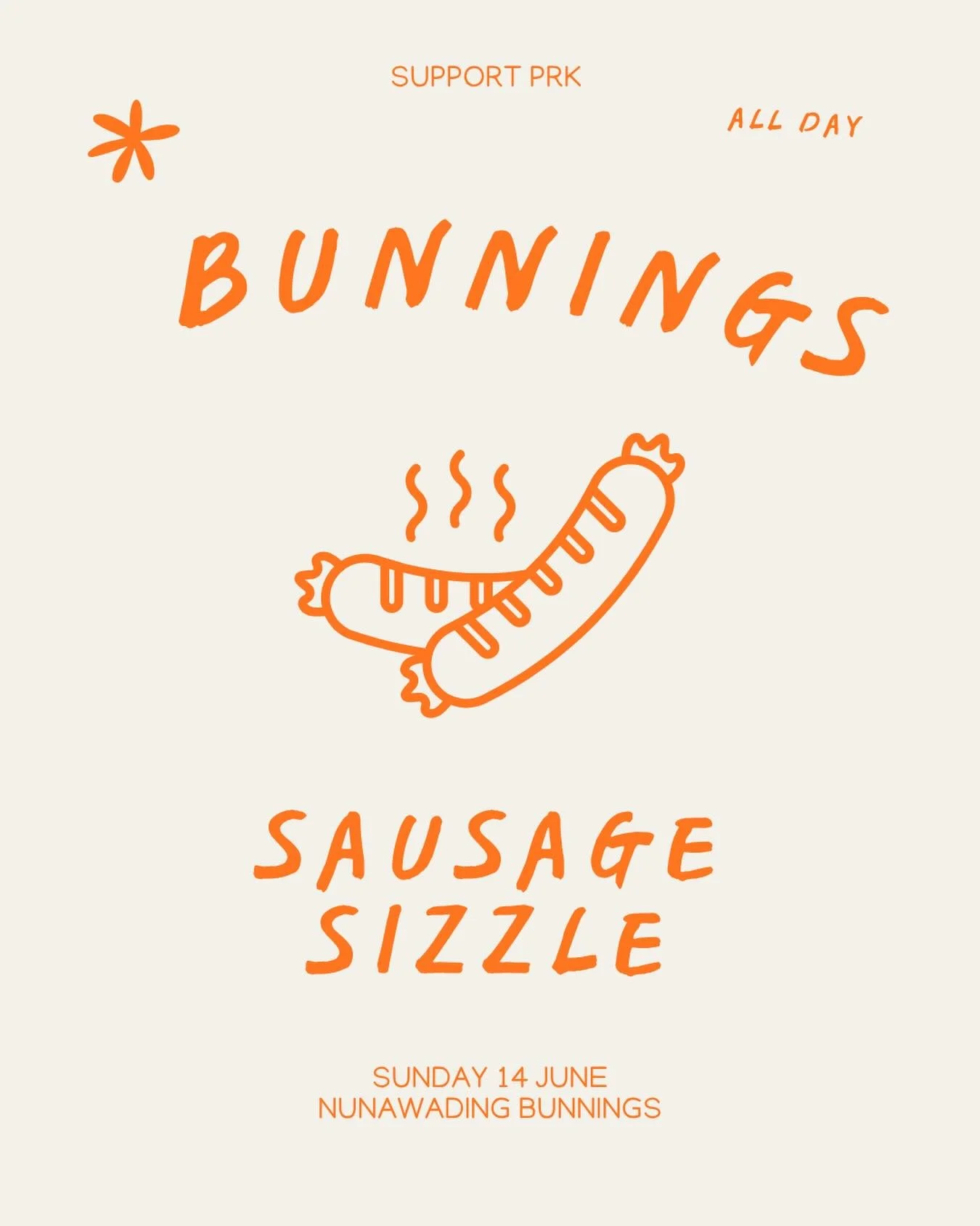 Support our wonderful kindergarten by grabbing a snag at our @bunnings sausage sizzle on Sunday 🌭