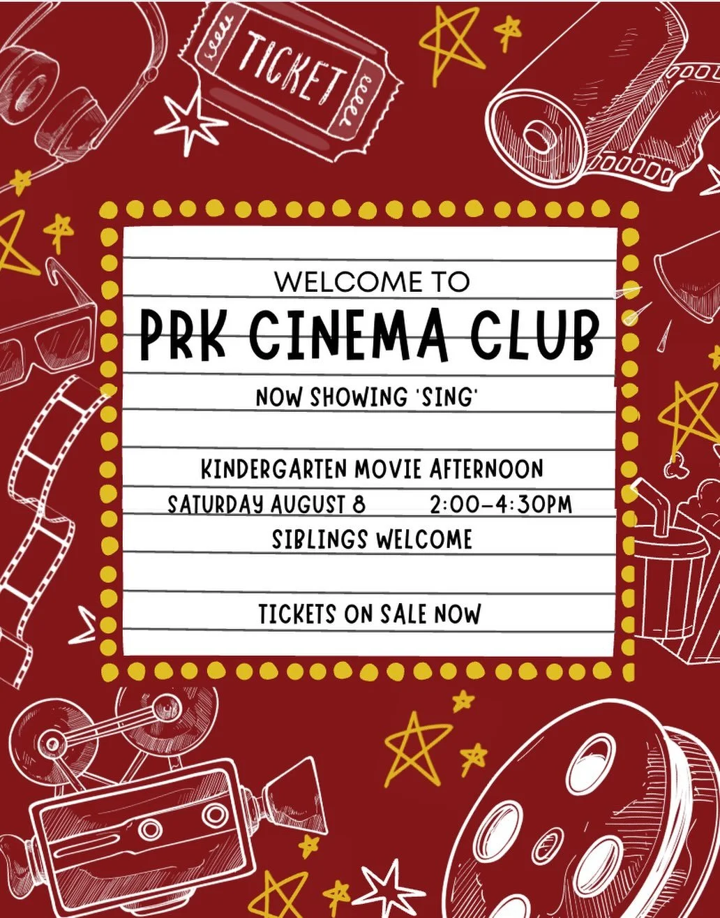 Lights, camera&hellip; PRK Cinema Club! 
Our biggest fundraiser of the year is just around the corner. 

Bring the family along, enjoy Sing and help support Pope Road Kindergarten. 

Tickets are on sale now! 🎟️