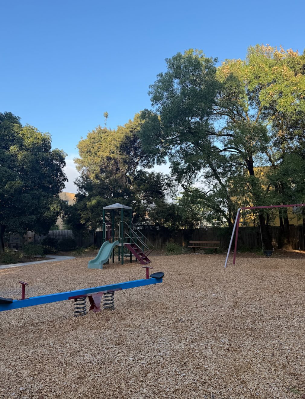 The playground right outside our gates is a place of welcome and gathering for all members of our learning community. It&rsquo;s a wonderful space that supports children&rsquo;s transition at the beginning and end of a day at kindergarten, and a grea