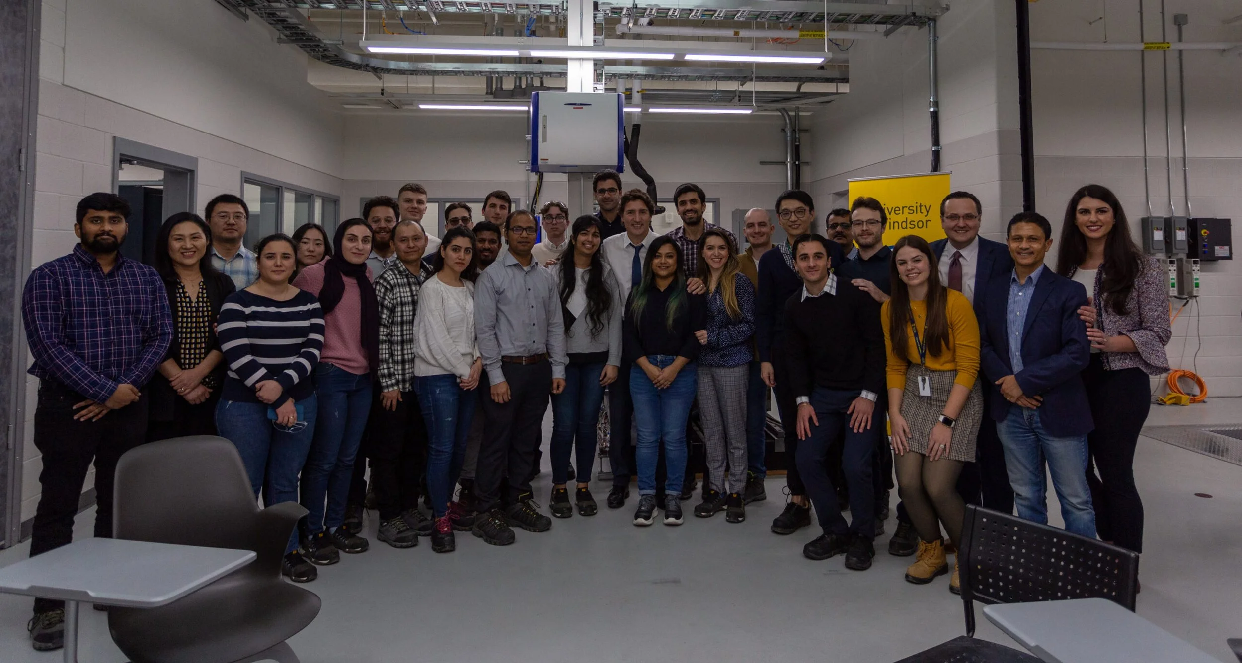 Justin Trudeau visits the University of Windsor