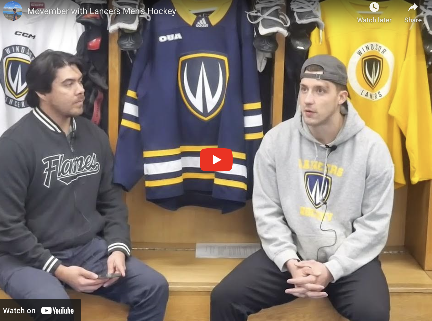 Movember with Lancers Men's Hockey