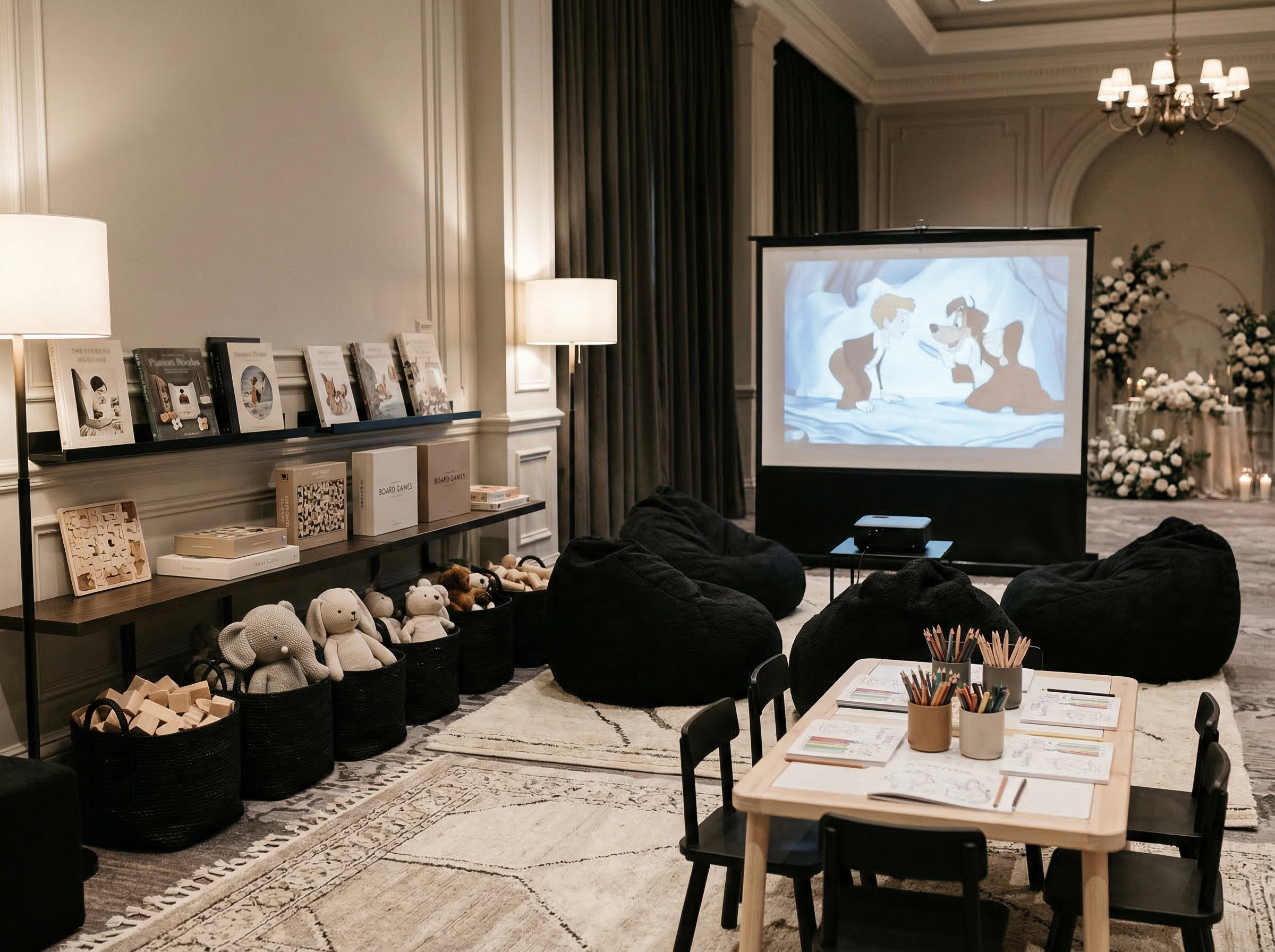 wedding childcare Houston, babysitters for weddings Houston, childcare for wedding guests