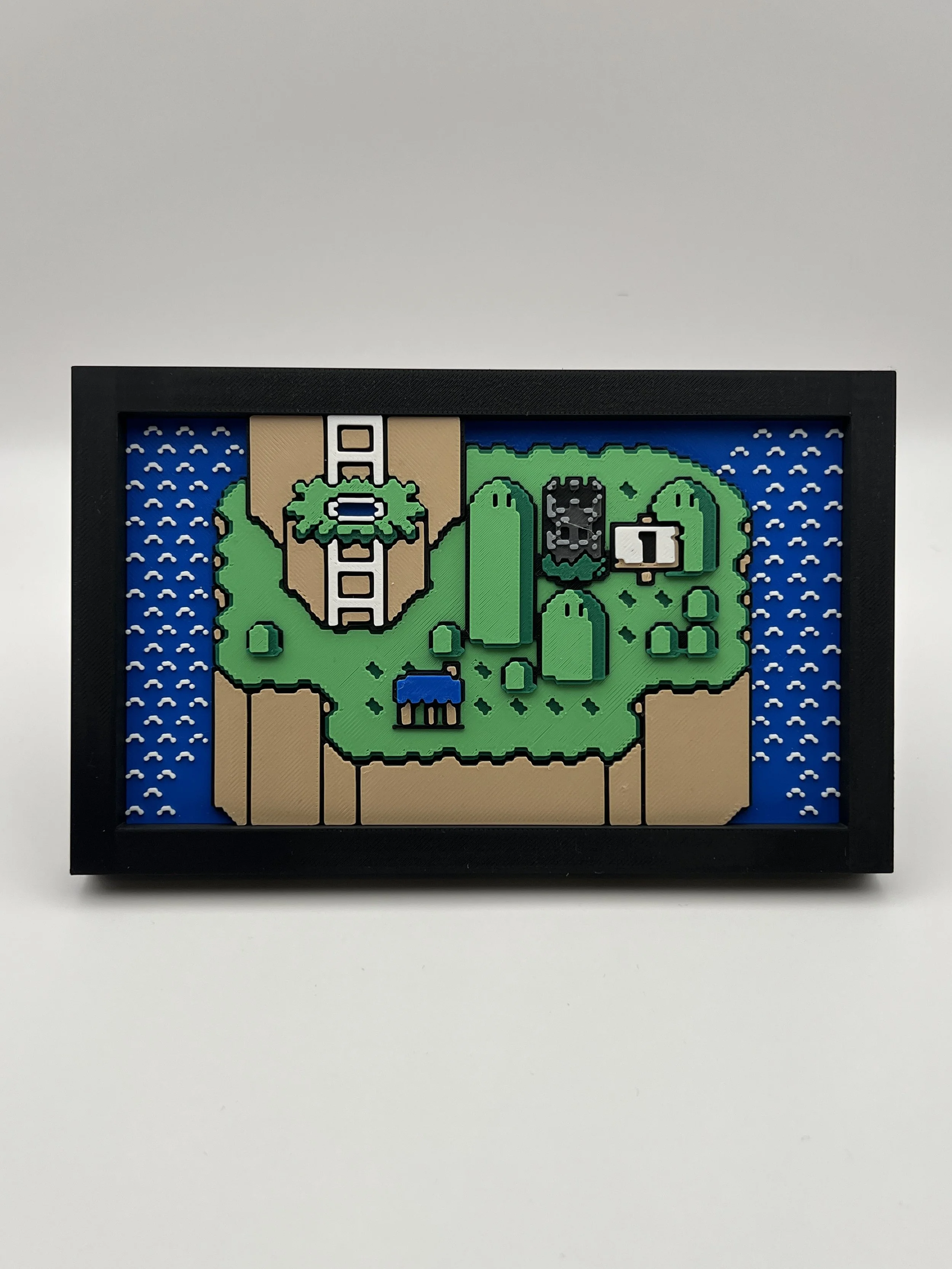 Super Mario World Map - Yoshi's Island Retro Tavla