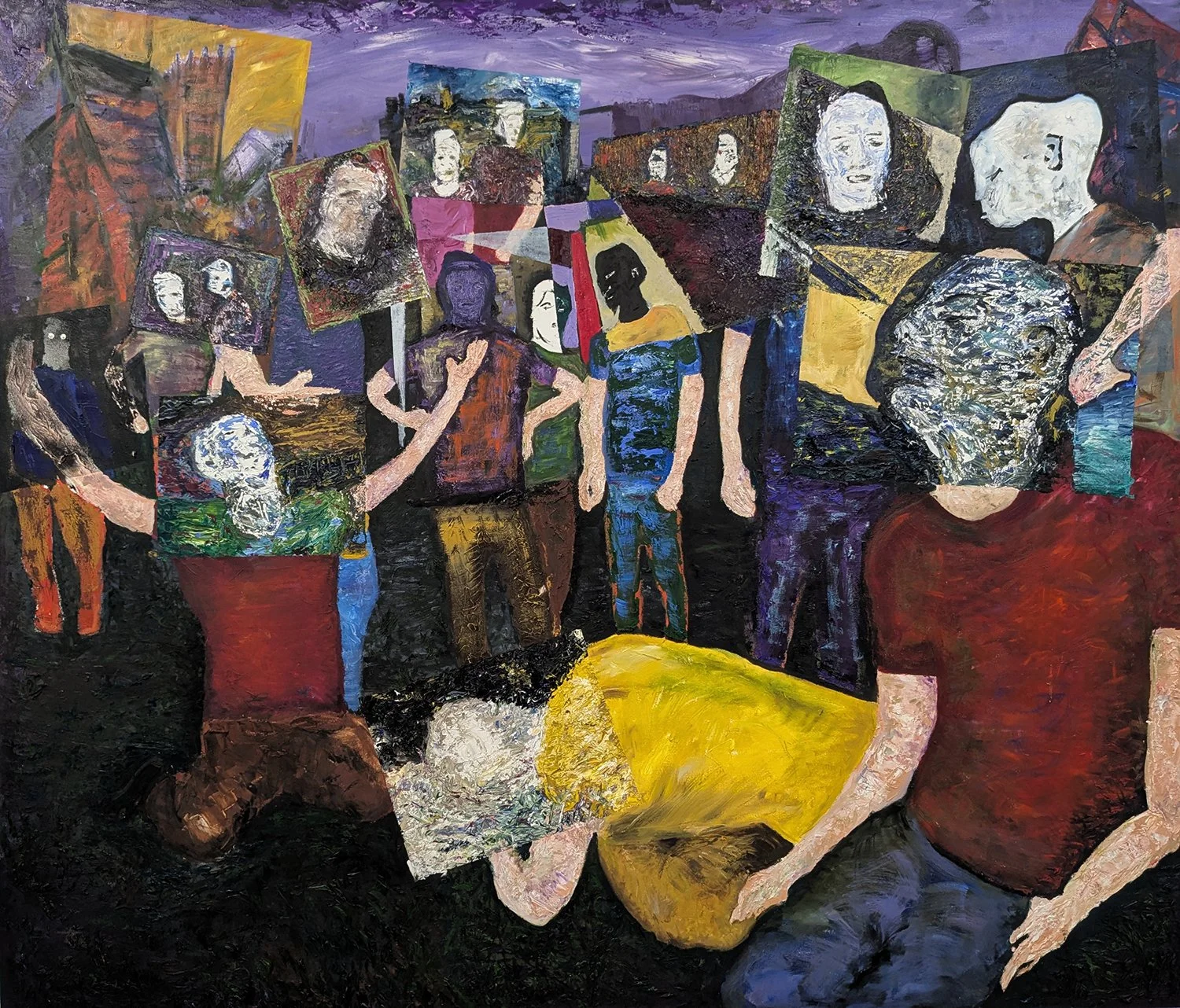 Quiescence, 2026, Oil on Canvas, 183 x 213 x 4 cm