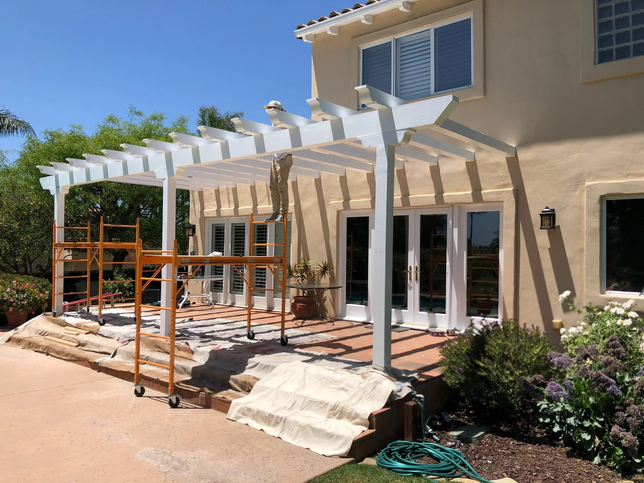 Landing (Rot Repair/Stucco Patch)