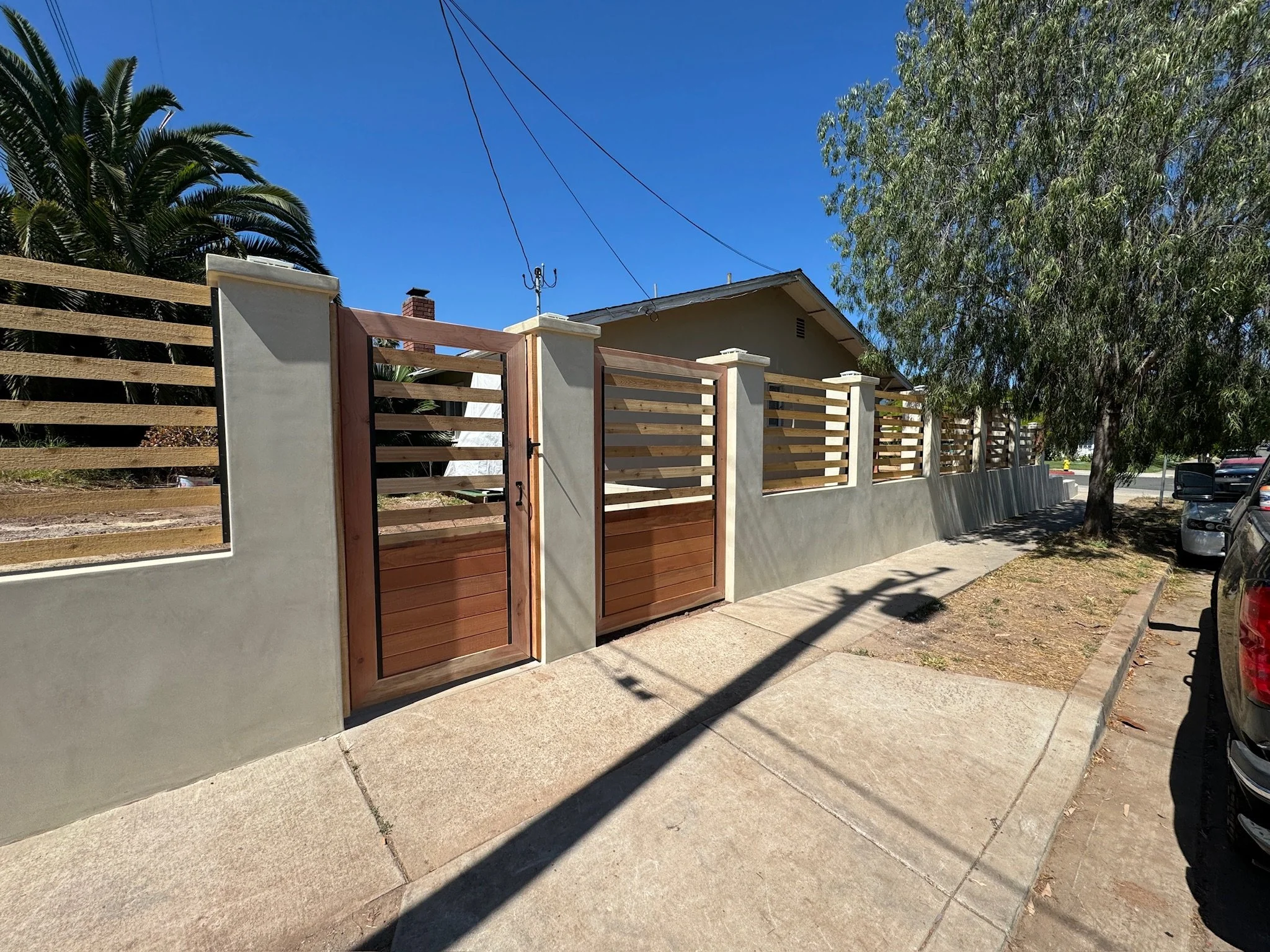 Property Wall (Retaining Wall and Fence)