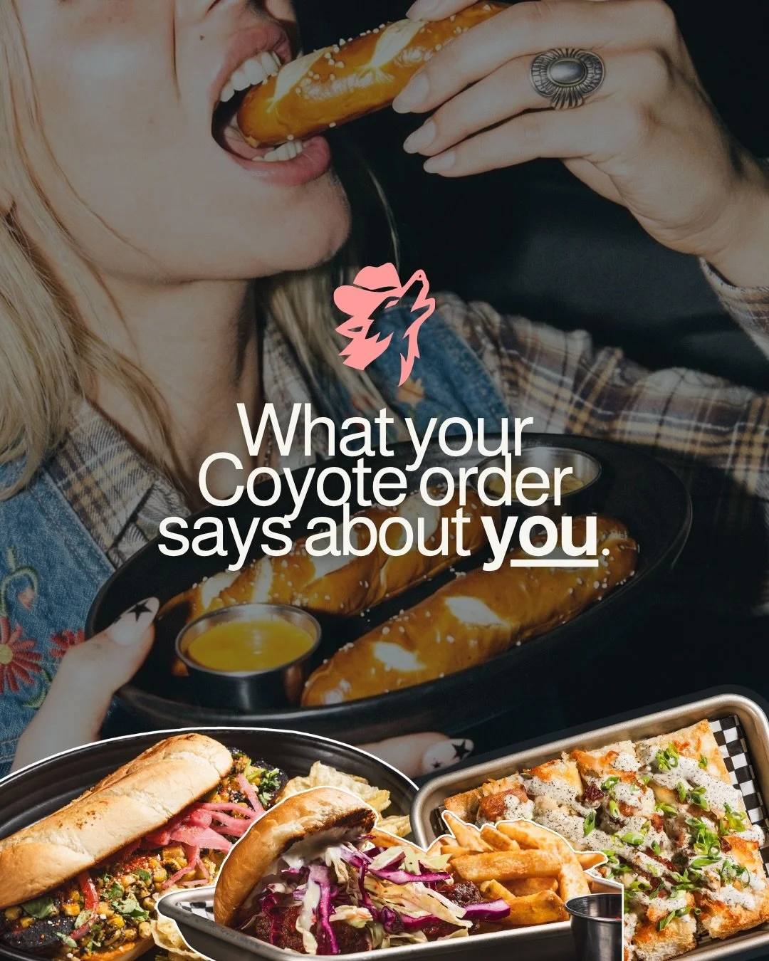 &ldquo;Wait&hellip; Coyote has food?!&rdquo; 👀

Yeah&mdash;and it&rsquo;s actually DELICIOUS 🤠🍔
Shoutout to our friends at @pitchforktbeef for supplying all our local beef 🐄👏

&ldquo;But I don&rsquo;t want to sit down to eat&hellip;&rdquo; don&r