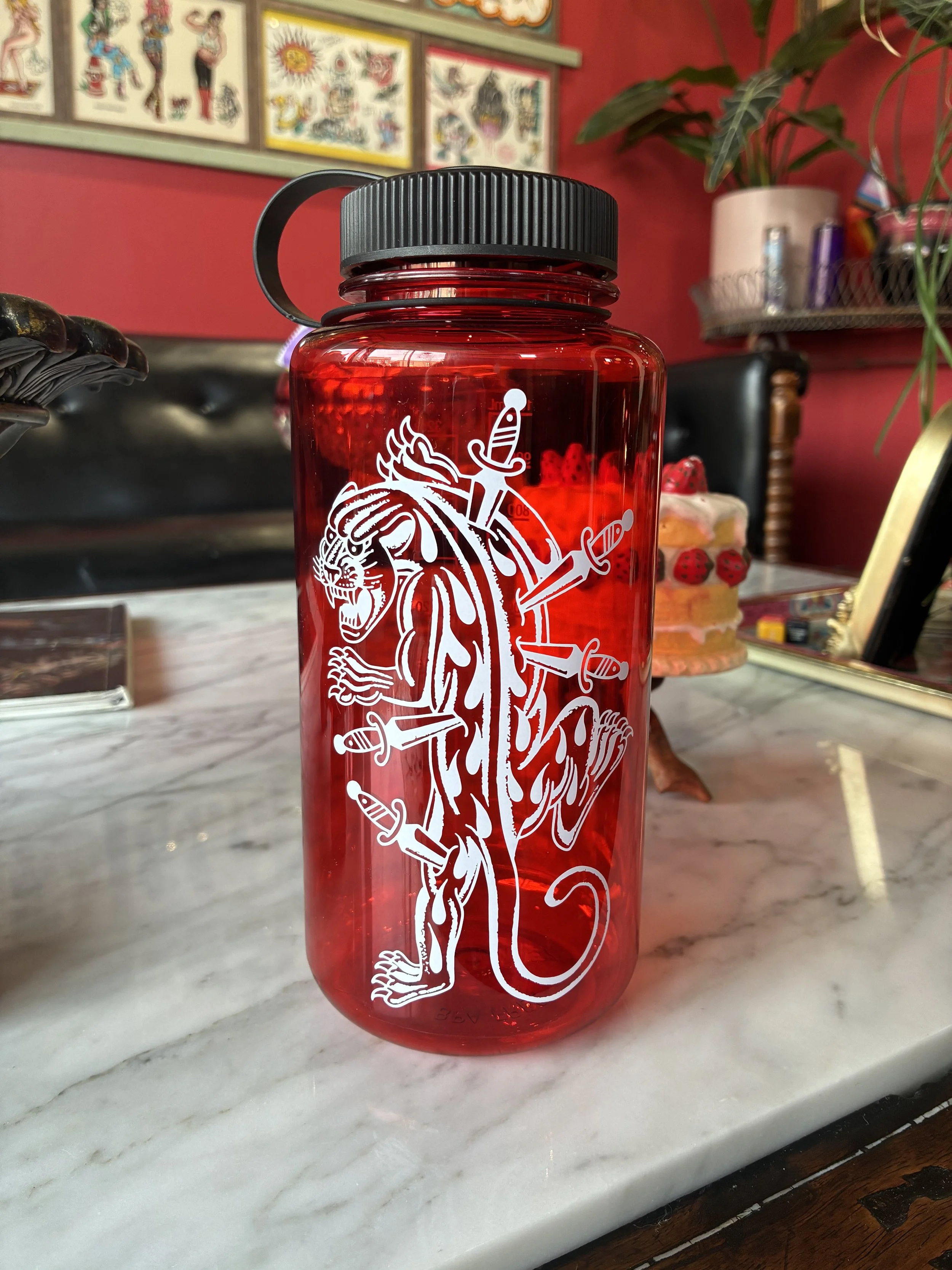 Panther Water Bottle