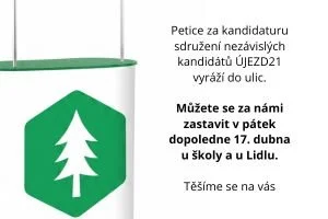 Petice za kandidaturu sdružení nezávislých kandidátů vyráží do ulic