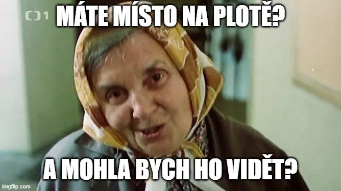 Máte místo na plotě?