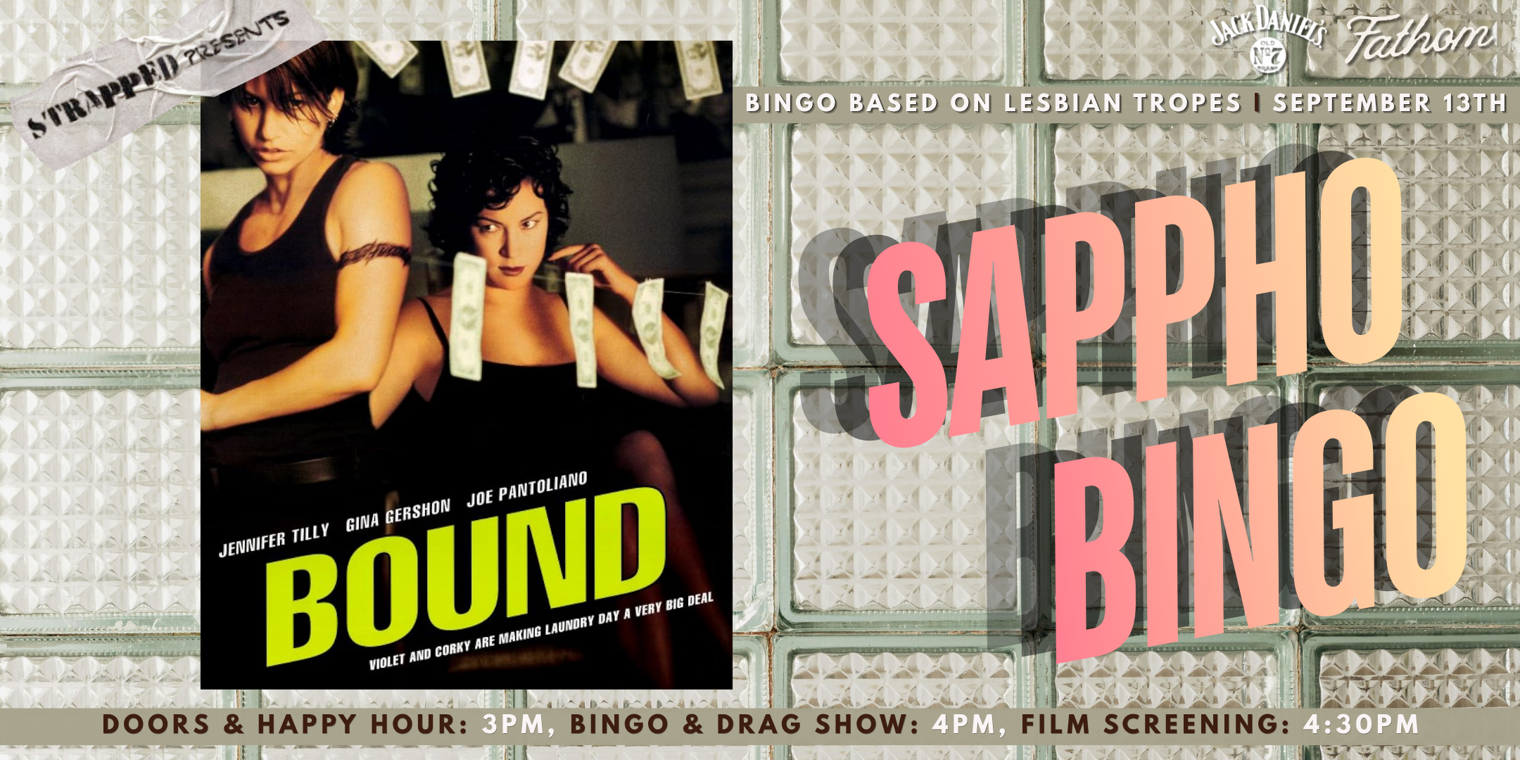 Strapped Presents: Sappho Bingo - Bound at Fathom
