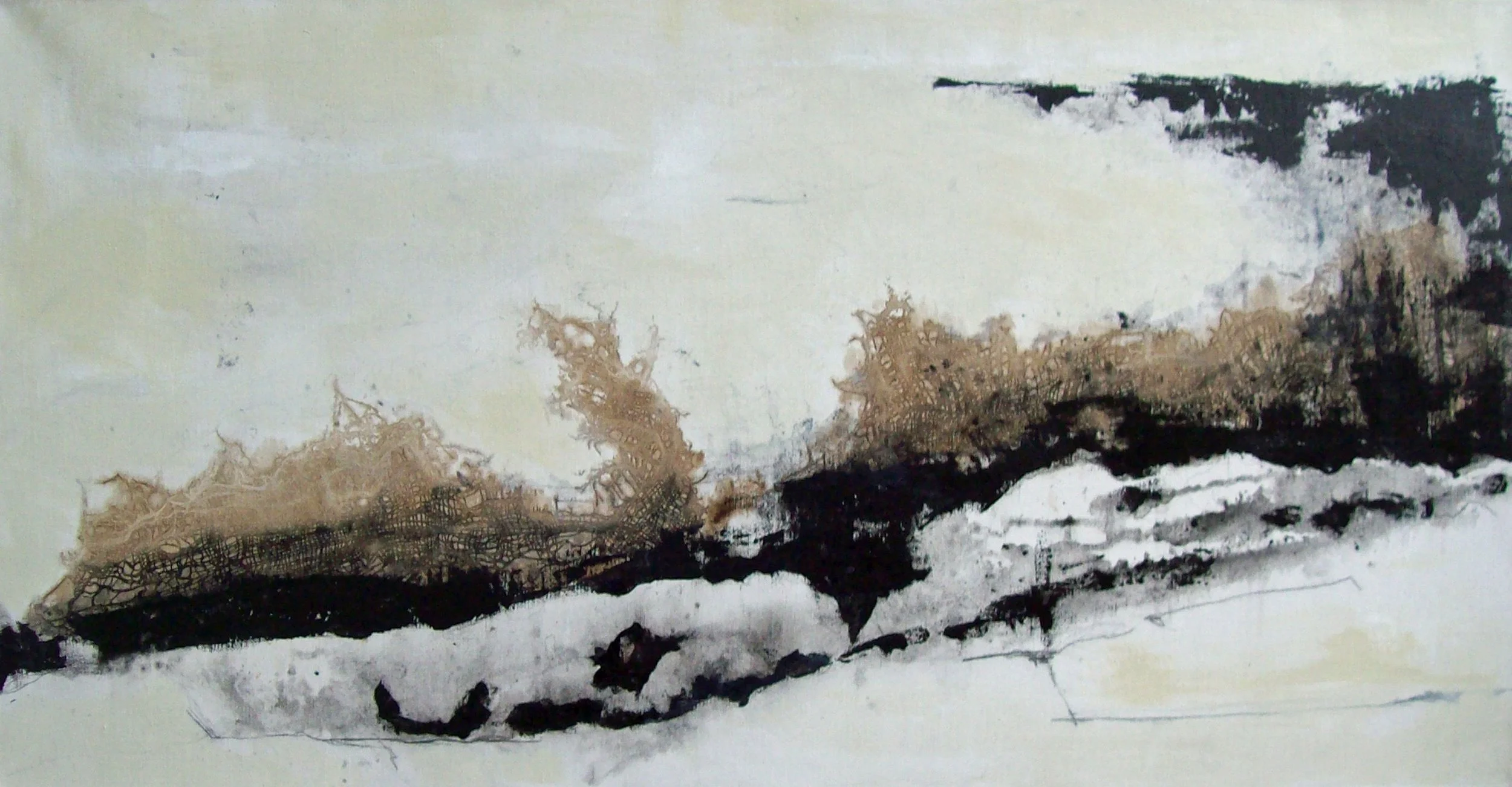 Between Here and There 18x36" Sold
