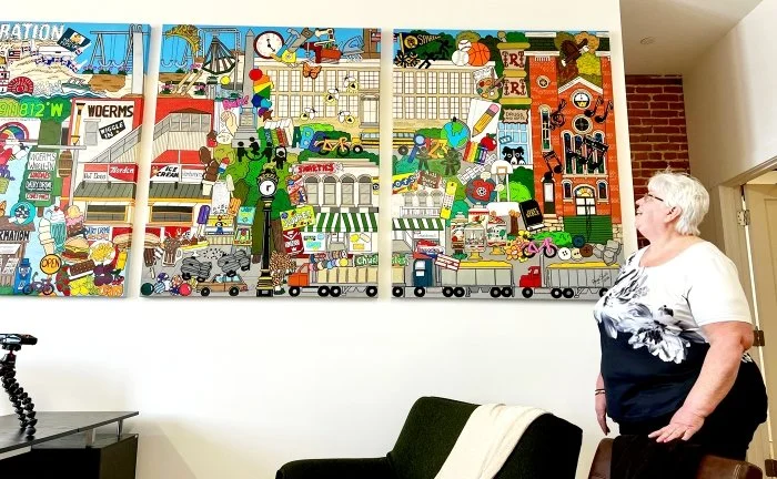 'It's memories of growing up': Mural depicts 1970s era McGregor