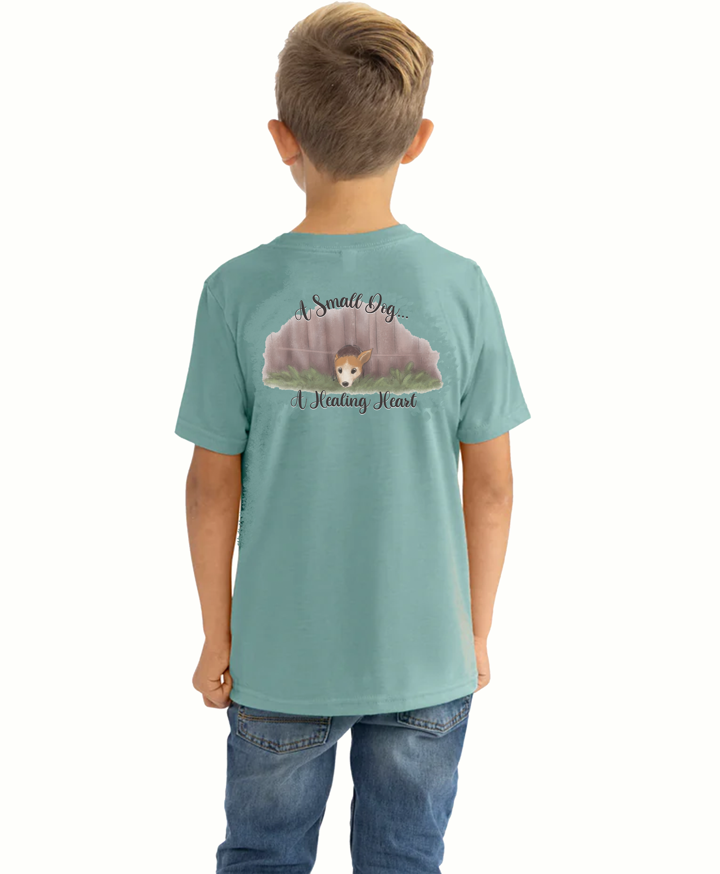 Here Comes Bella T-Shirt Boys Model Mockup Back.png