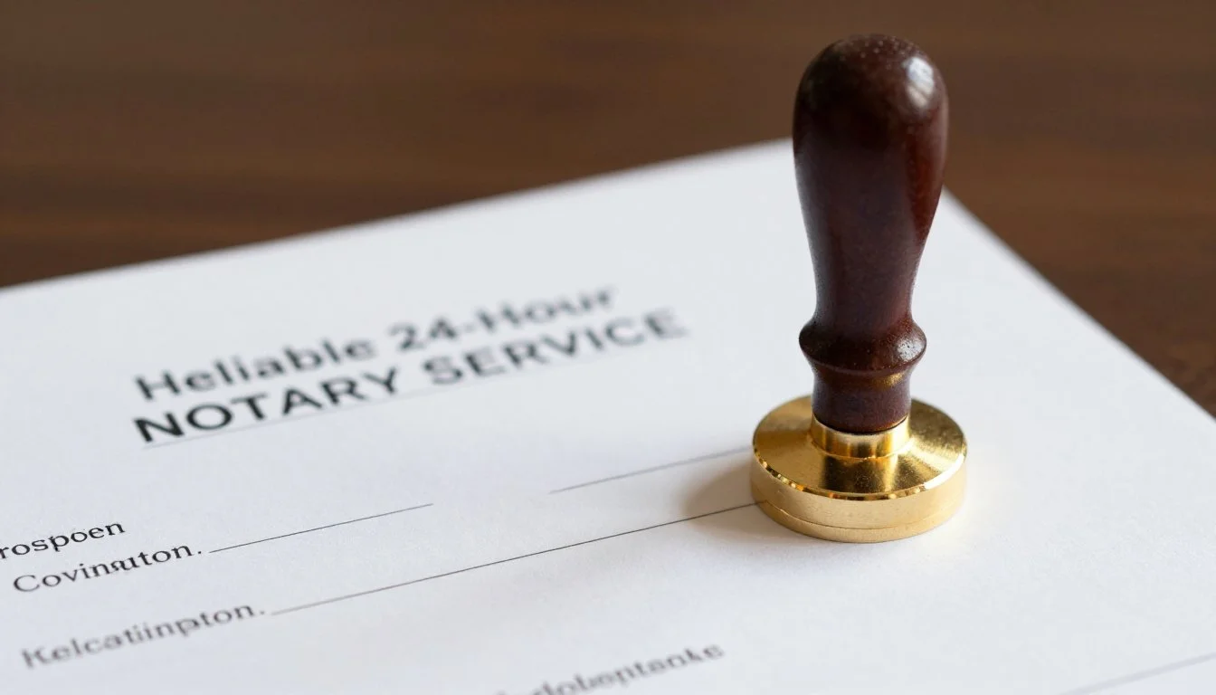 How To Find a Reliable 24-Hour Notary Service in Covington&nbsp;