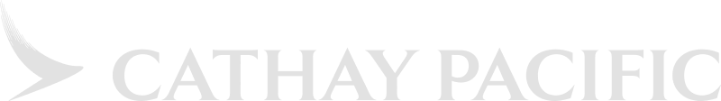 Das Logo der Fluggesellschaft Cathay Pacific