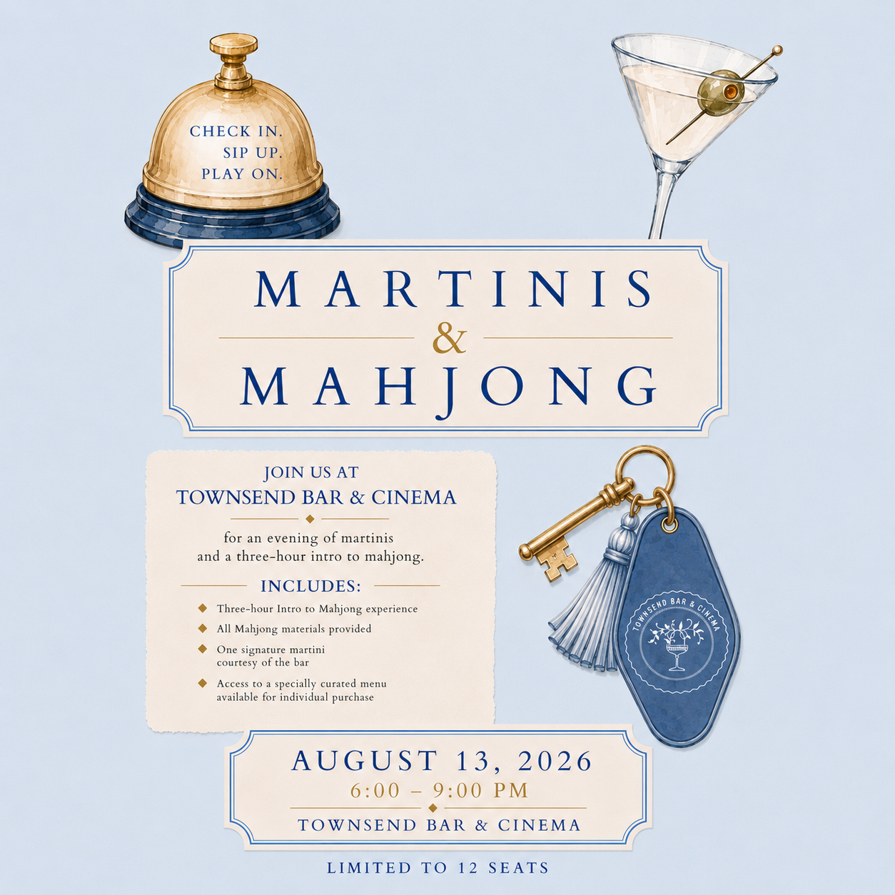 Martinis &amp; Mahjong  