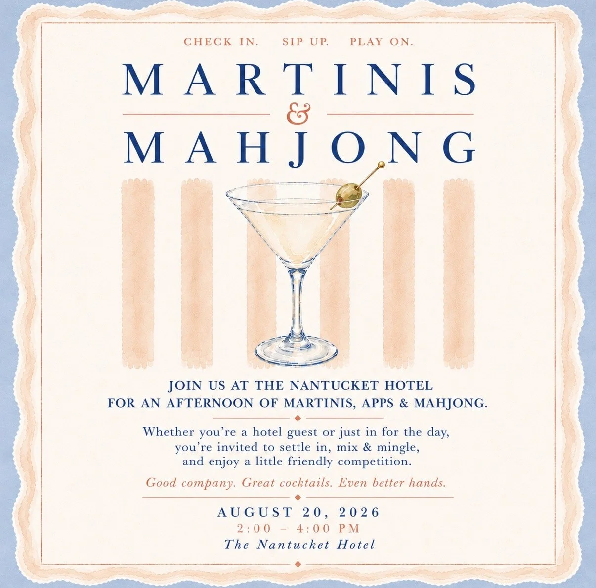 Martinis & Mahjong @ The Nantucket Hotel