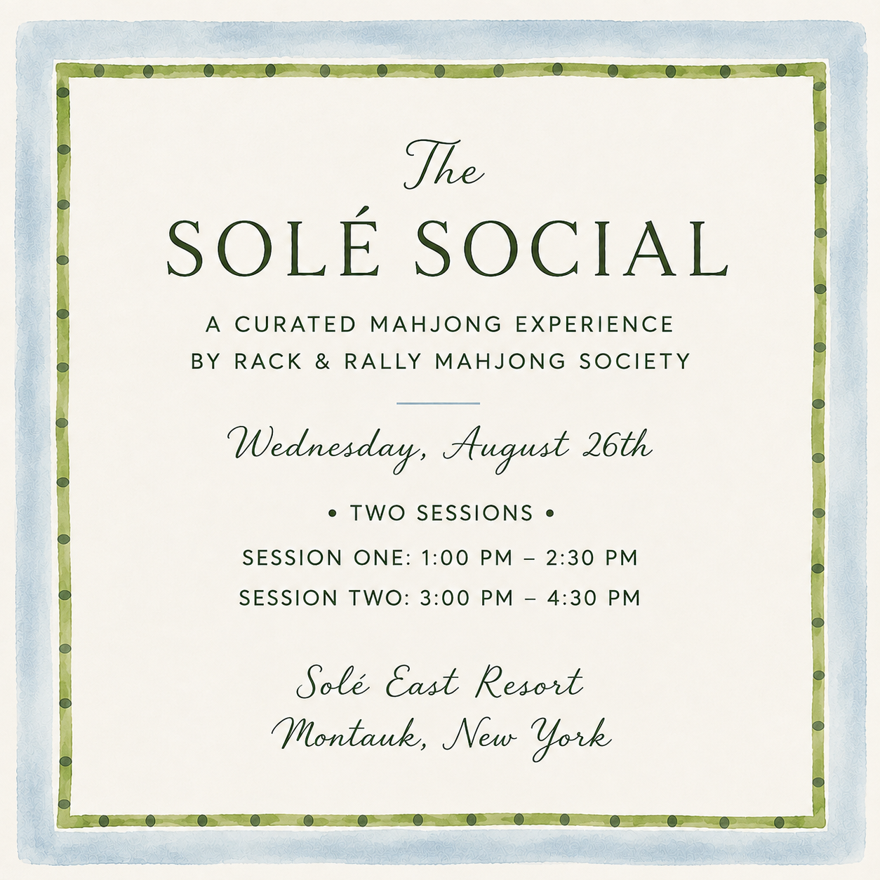 The Solé Social