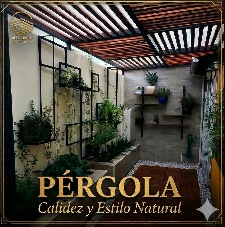 Pérgola con Marimba
