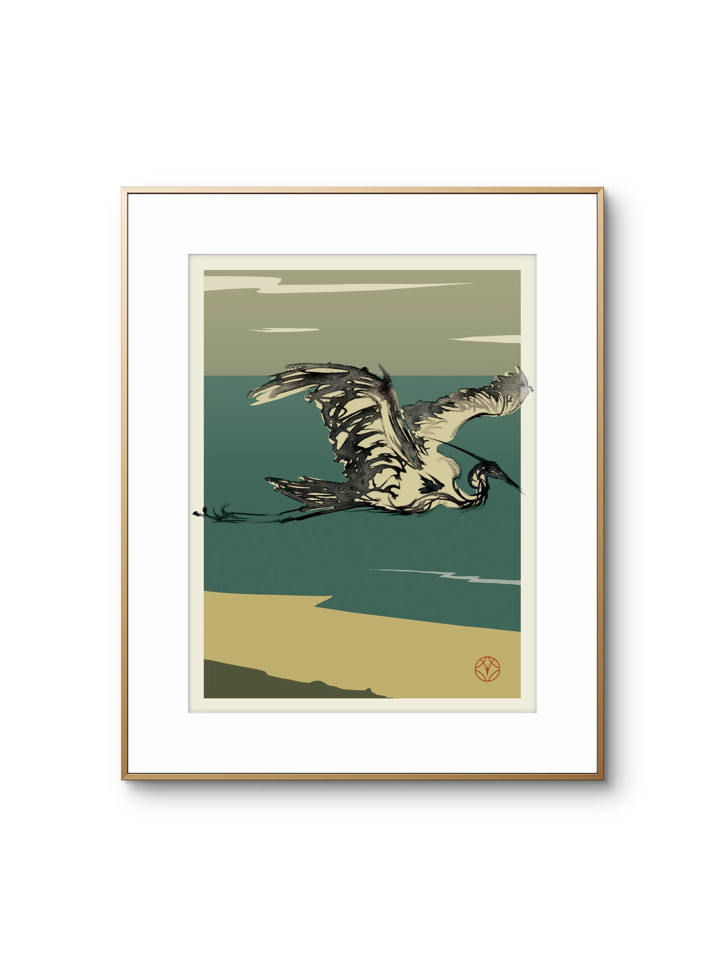 "Coast Rider" Fine Art Giclée Print