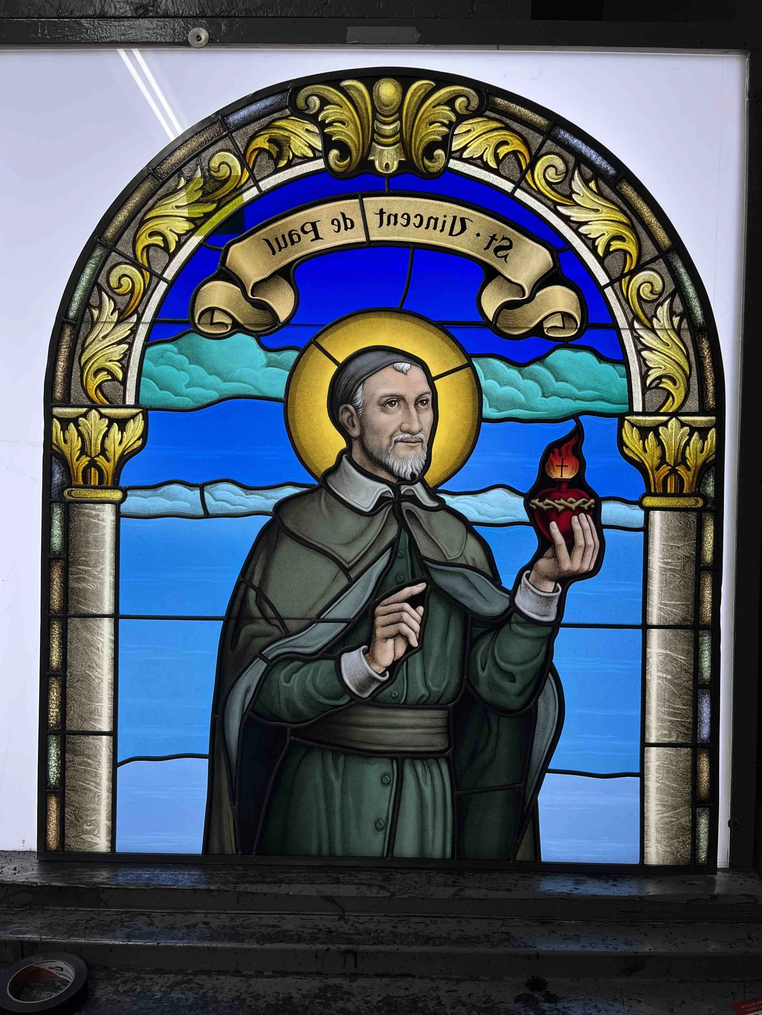 Internship Portfolio St Vincent de Paul Lighten Glass & Graphics by Annabelle