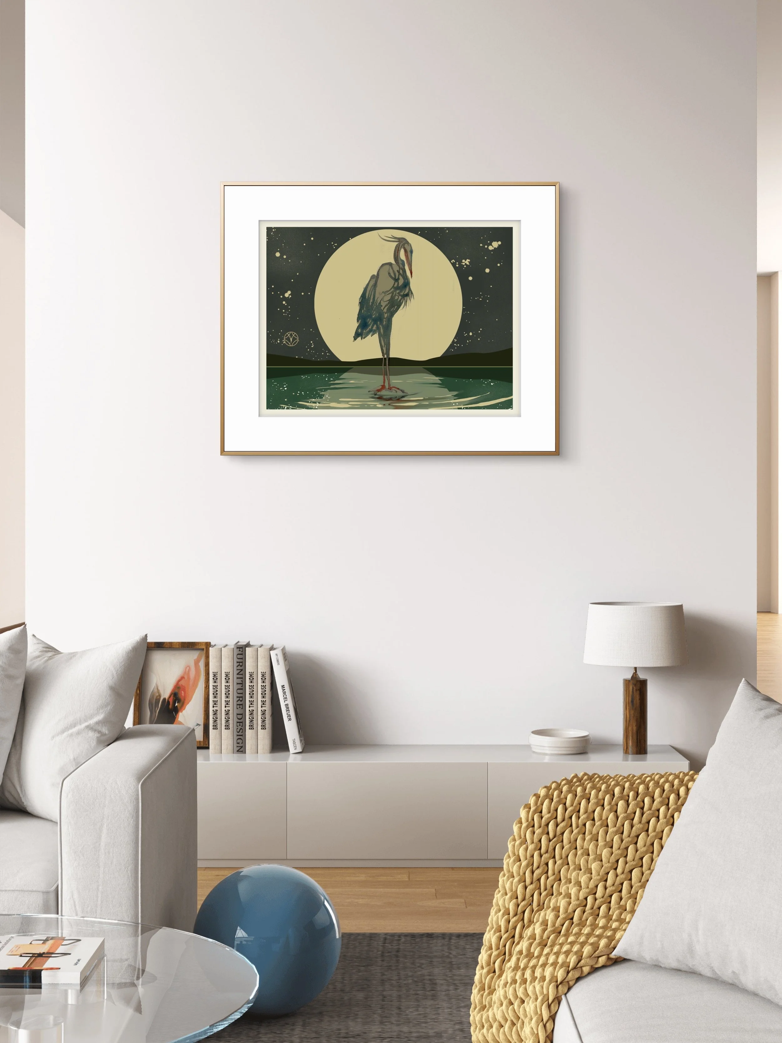 Night Watch Rider Giclee Print Framed 2.jpg