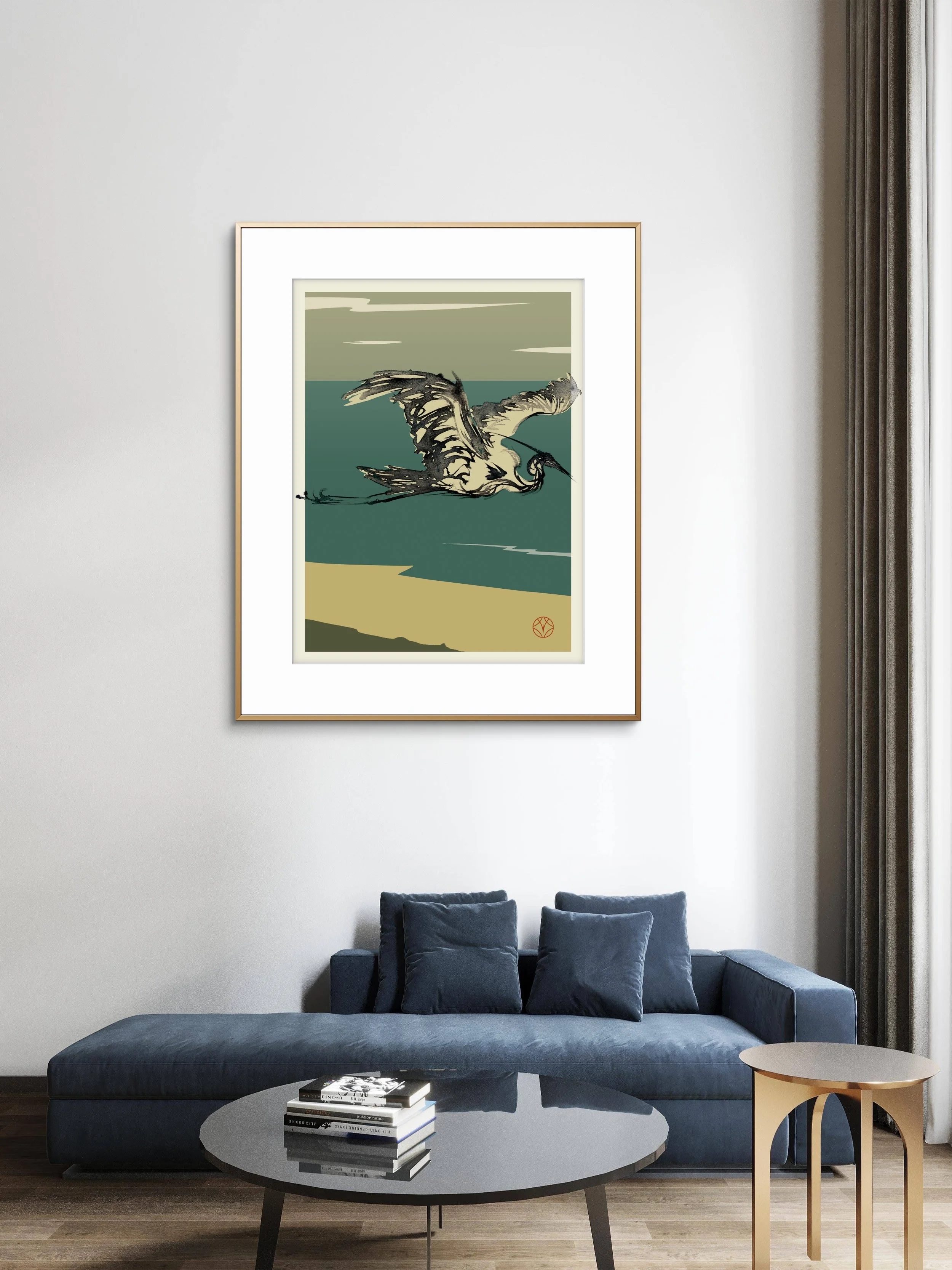 Coast Rider Giclee Print Framed 2.jpg