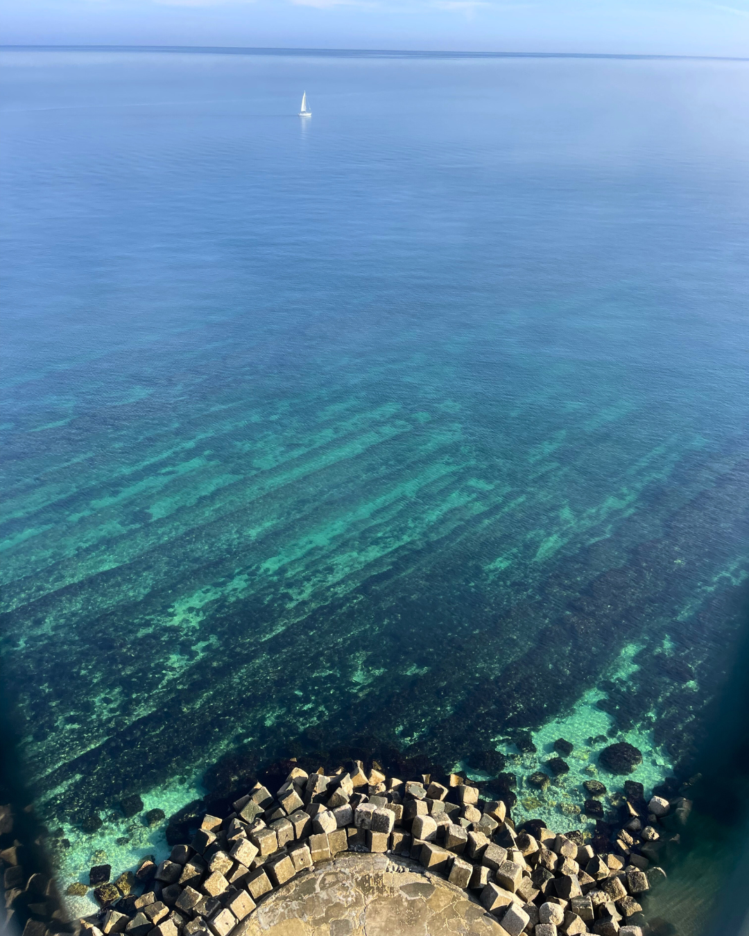 Ancona, Passetto, view of the Mediterranean Sea