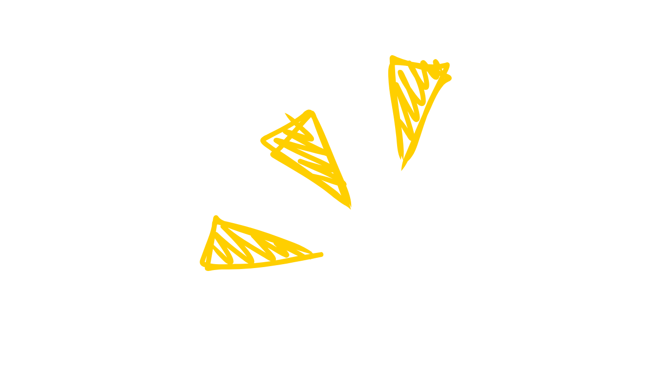 Yellow Doodle on top of the image of Sara, owner of Ancona Creative