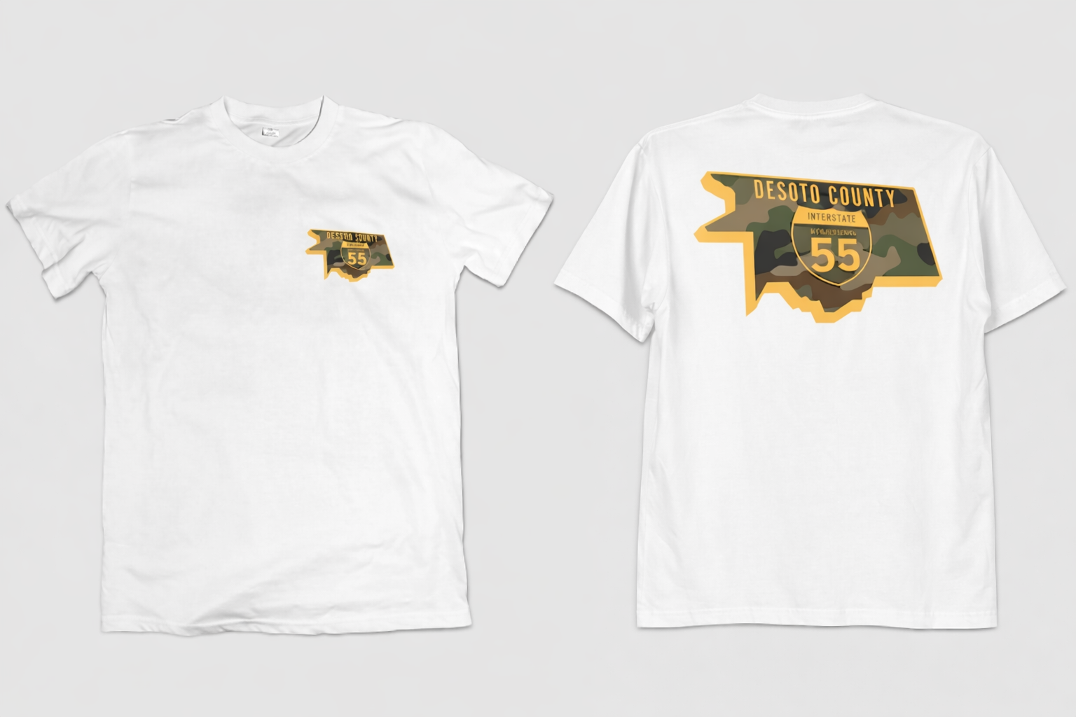 DeSoto County I-55 Camo Edition Tee