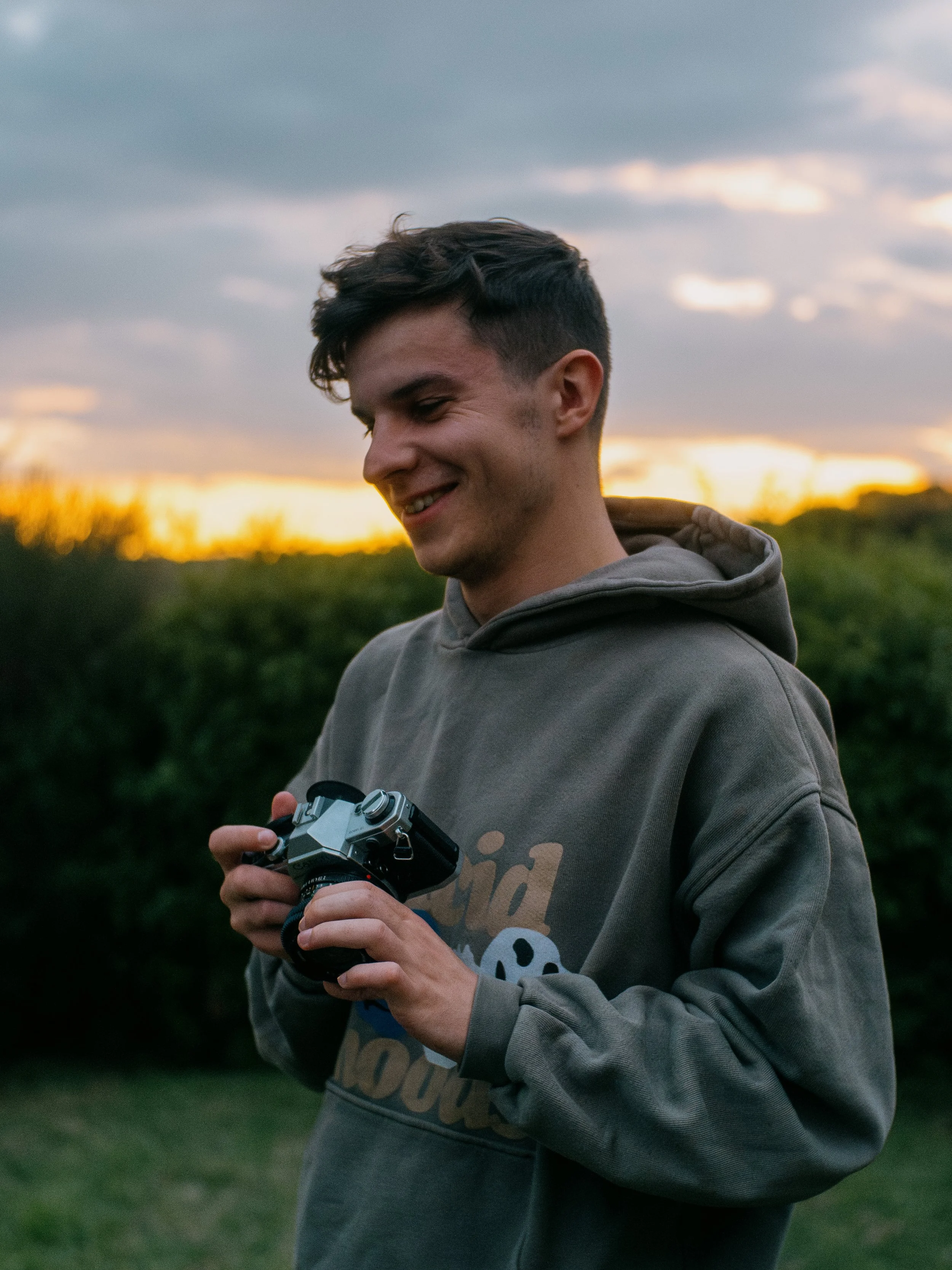smoking behind the camera is not just a habit