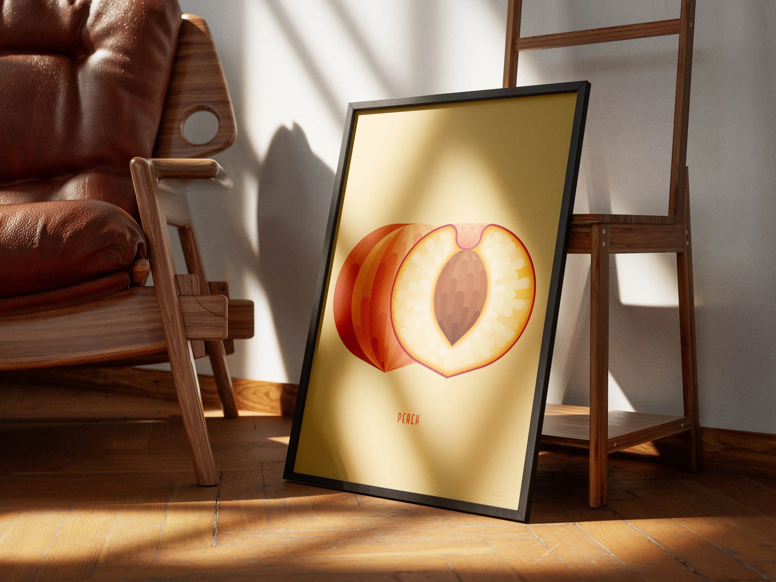 Peach Large Format Poster
