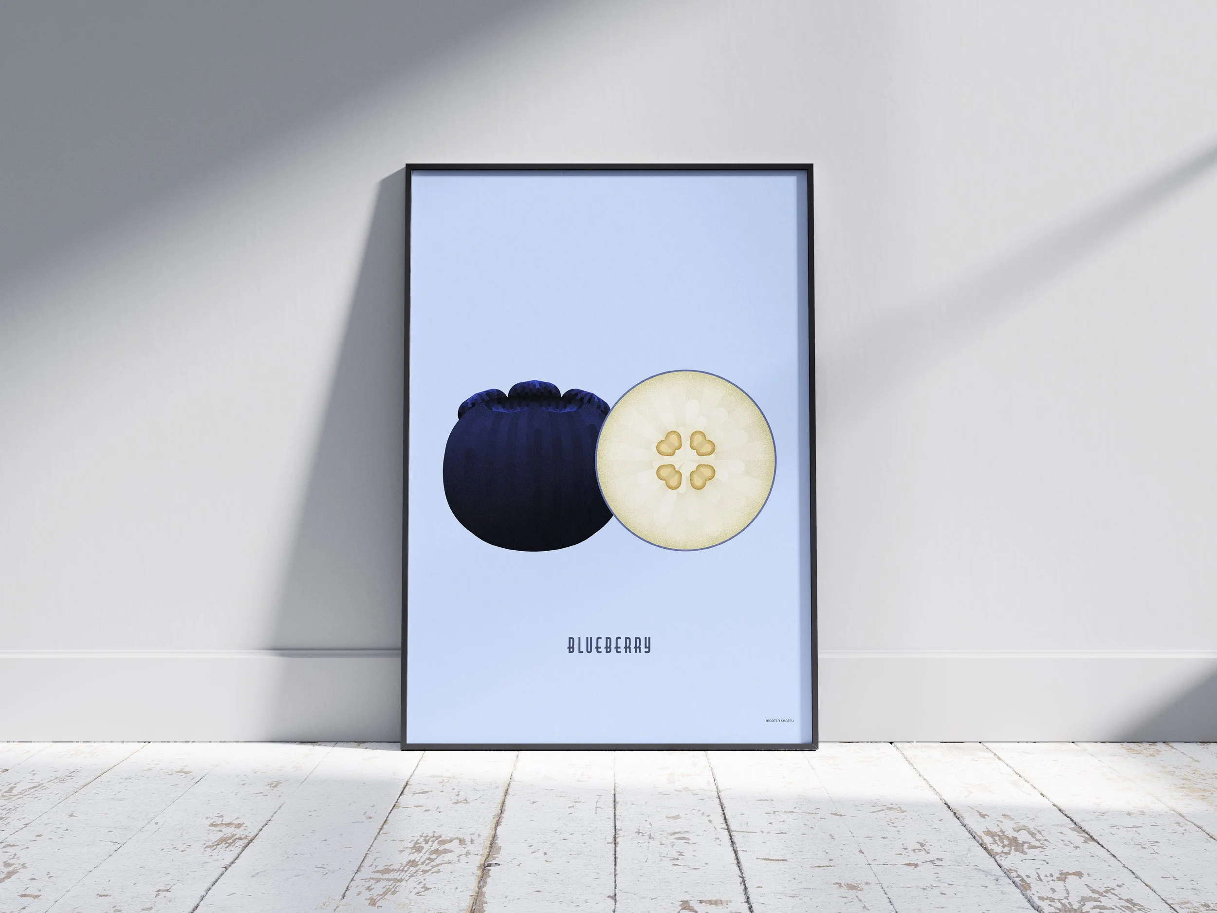 Blueberry Art Print