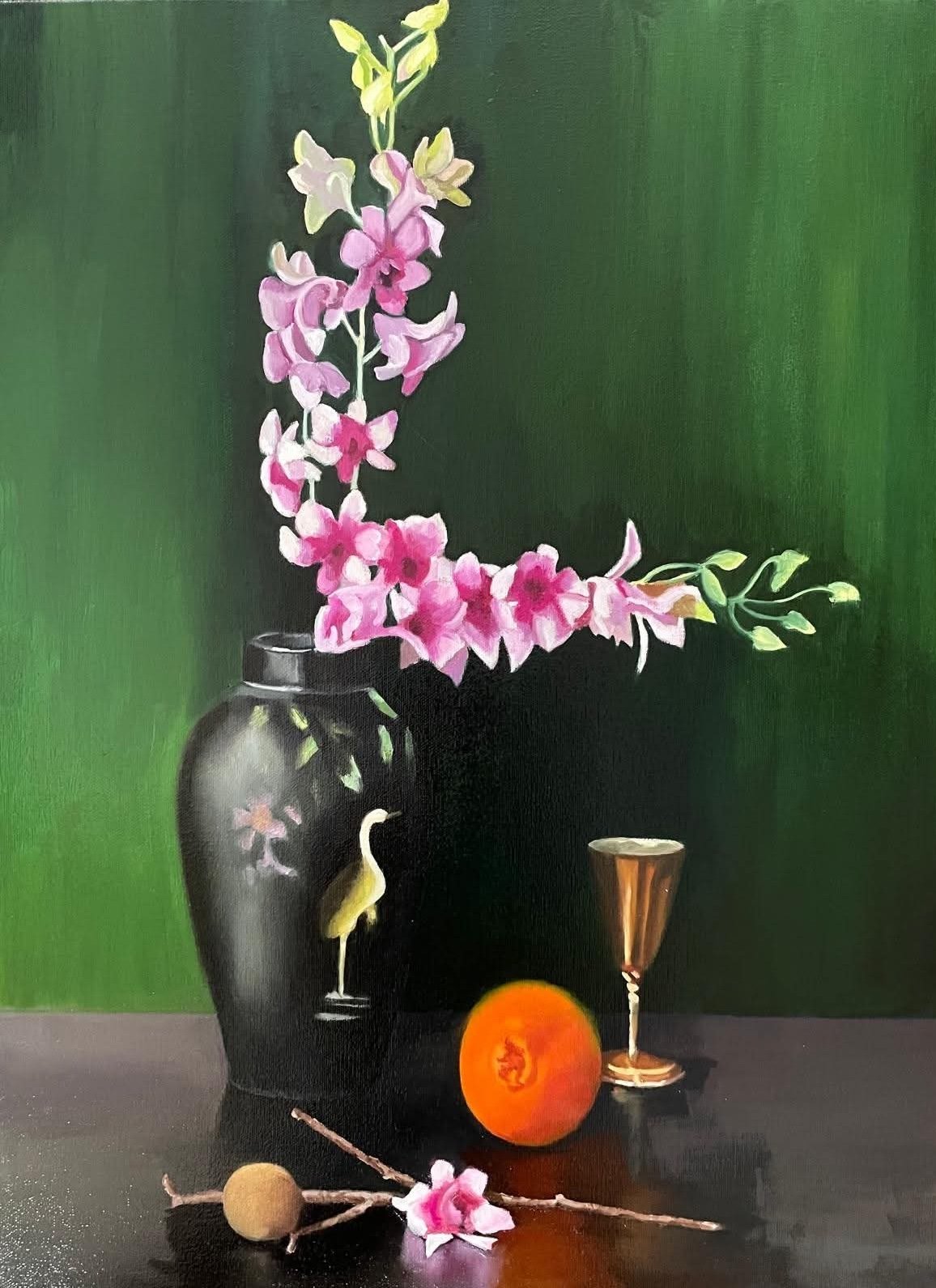 The Orchid Oil On Canvas 18x24" and 45x60cm.jpg