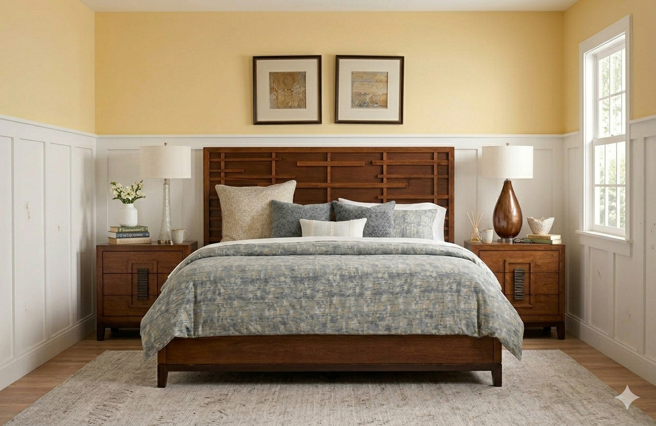 Tommy Bahama Island Fusion Shanghai King Bedroom Set