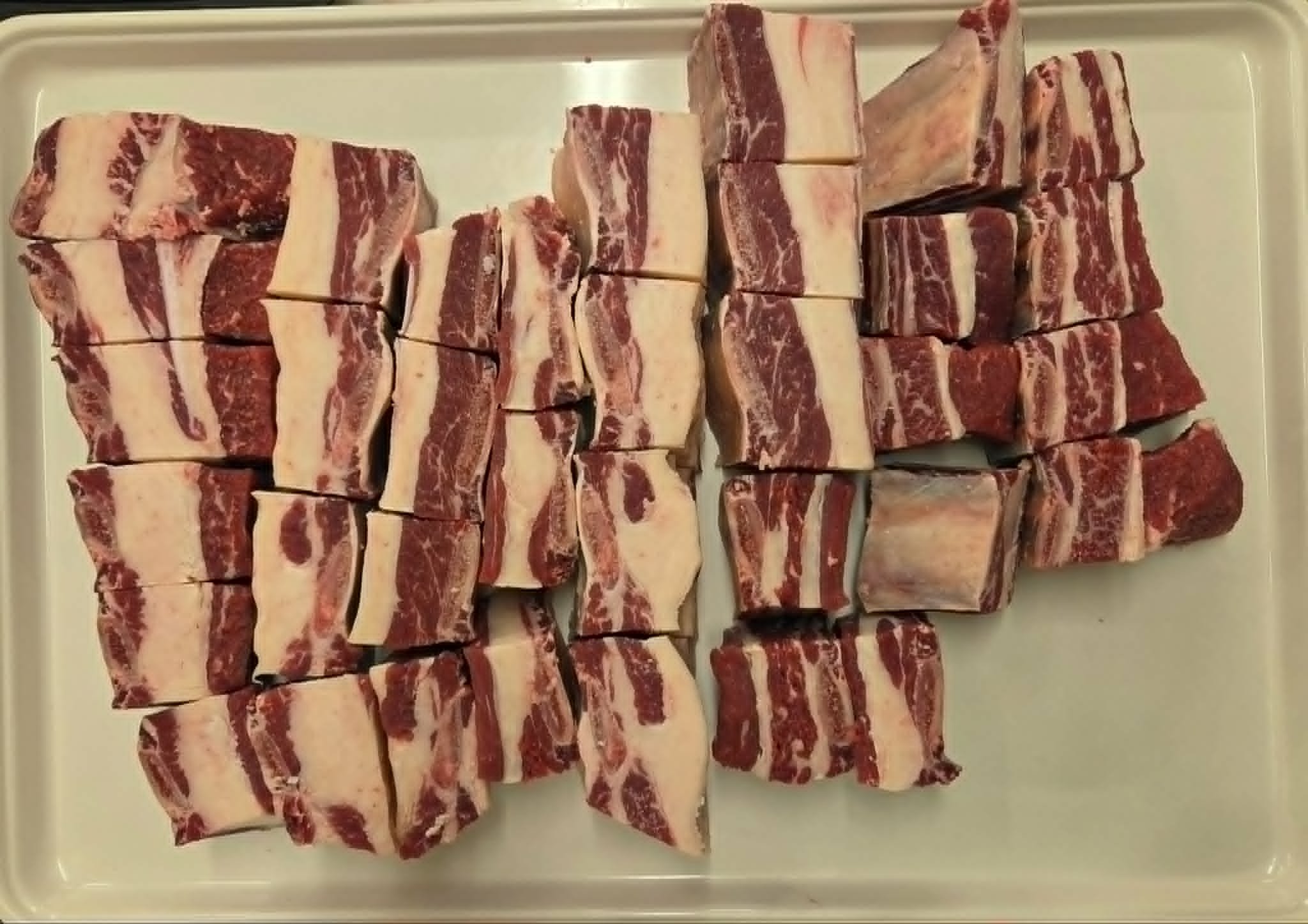 Short Ribs (amount per 1/2 beef)