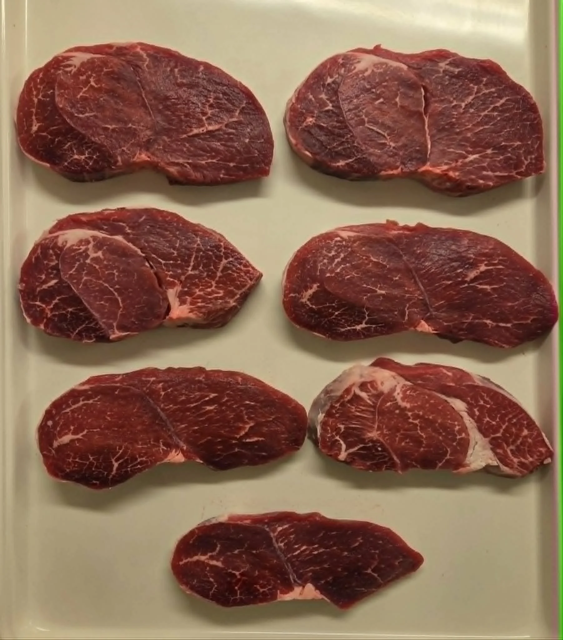Sirloin Tip Steaks (amount per 1/2 beef)