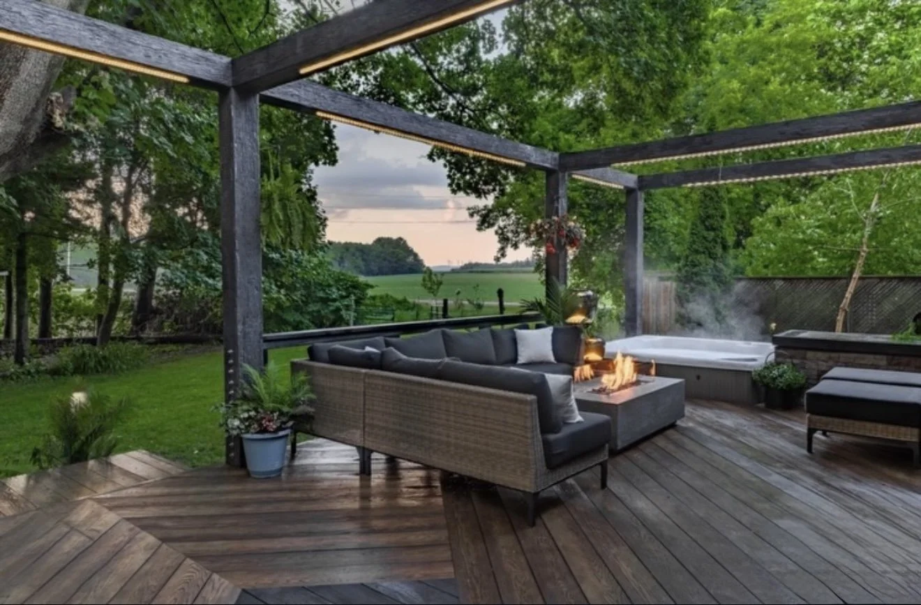 luxury outdoor living space example