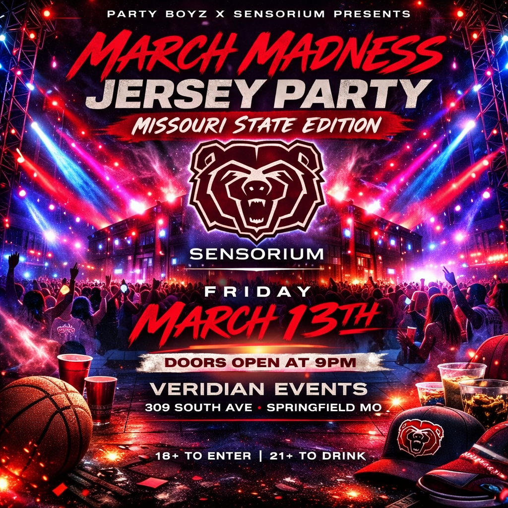 March Madness Jersey Party (Missouri State Edition)