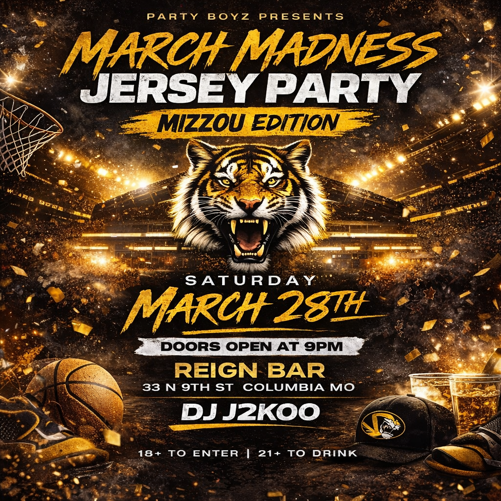 March Madness Jersey Party (Mizzou Edition)