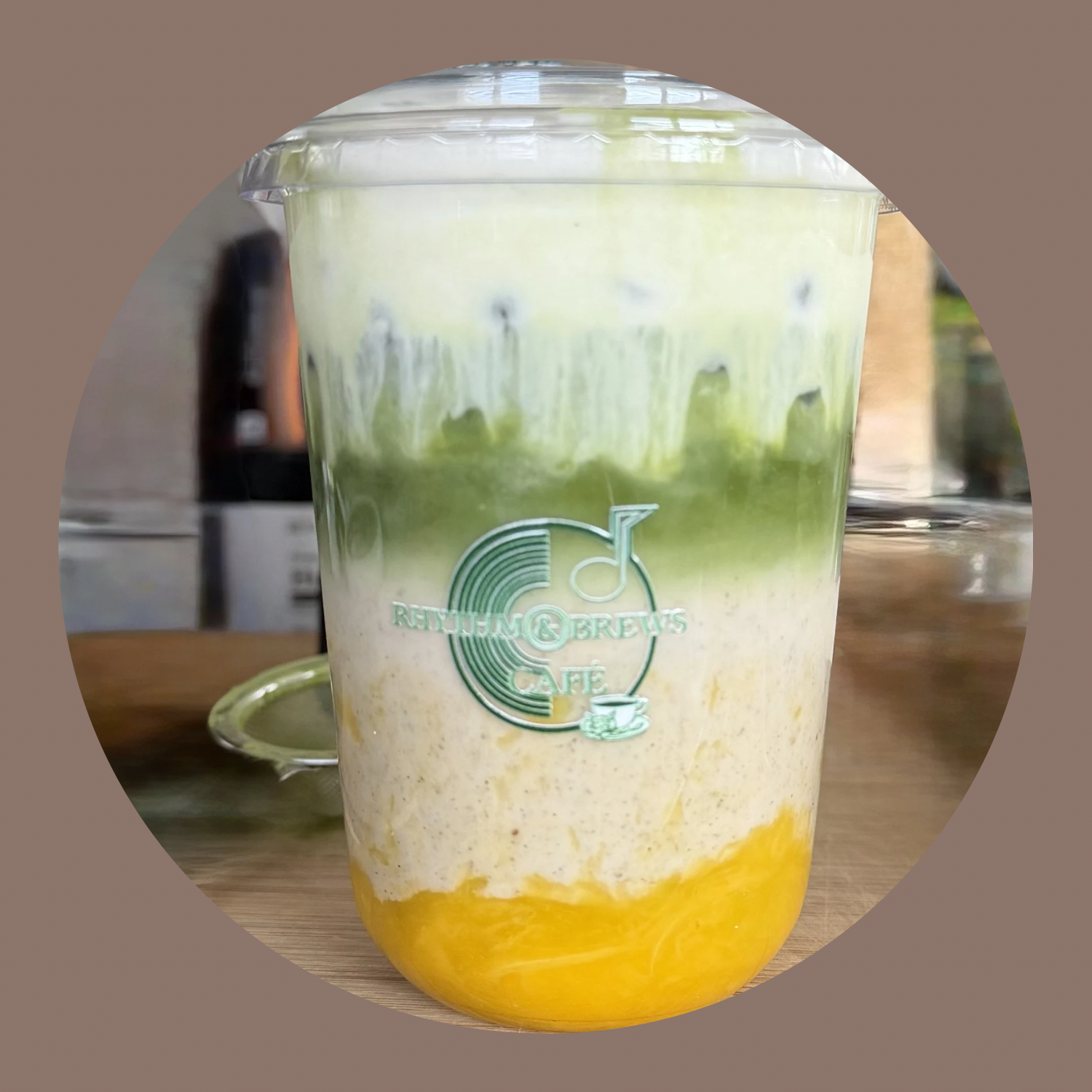 Mango-Peach Funk Flex Matcha