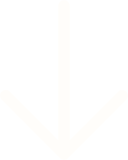Black background with a large white downward-pointing arrow.