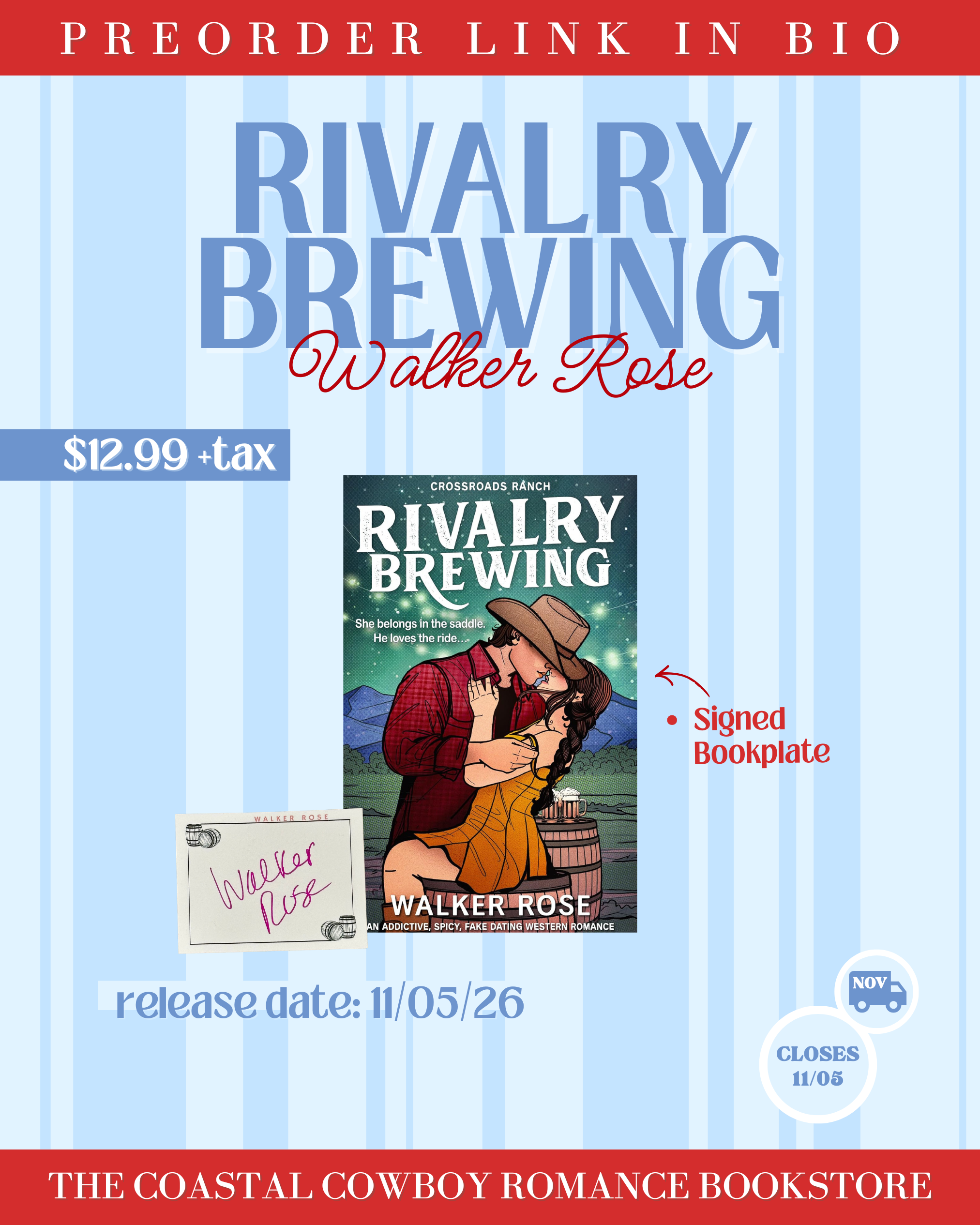 RIVALRY BREWING (CROSSROADS RANCH, 2) | SIGNED COPIES PREORDER