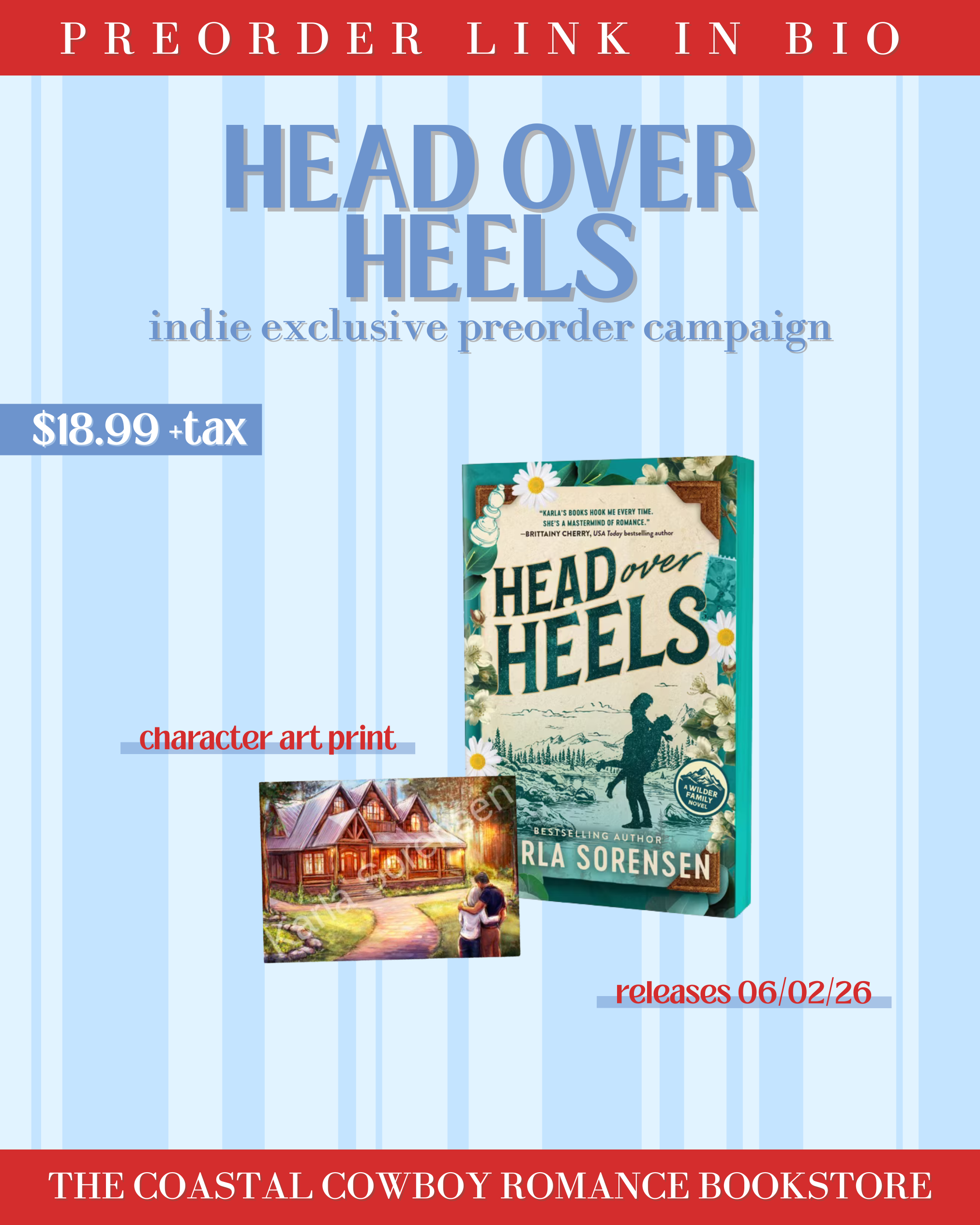 HEAD OVER HEELS (DELUXE EDITION) (Wilder Family, 2) | PREORDER